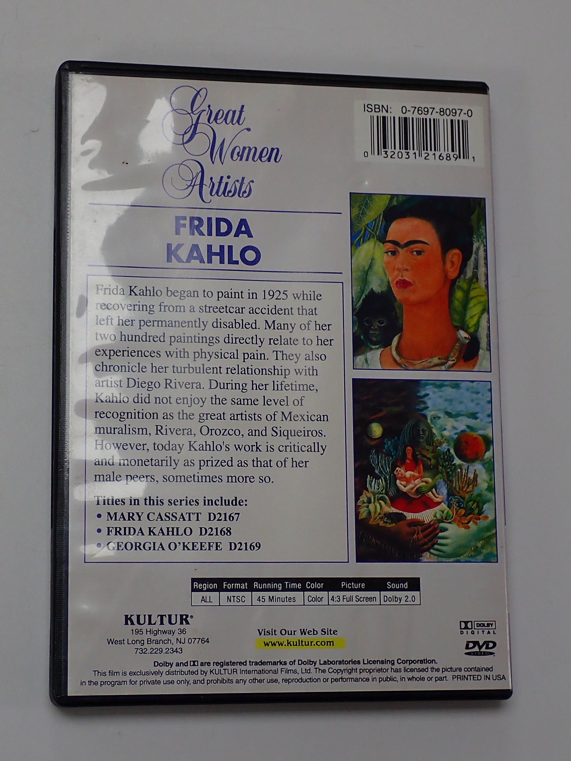 Frida Kahlo (Great Women Artists) - DVD [Pre-Owned]