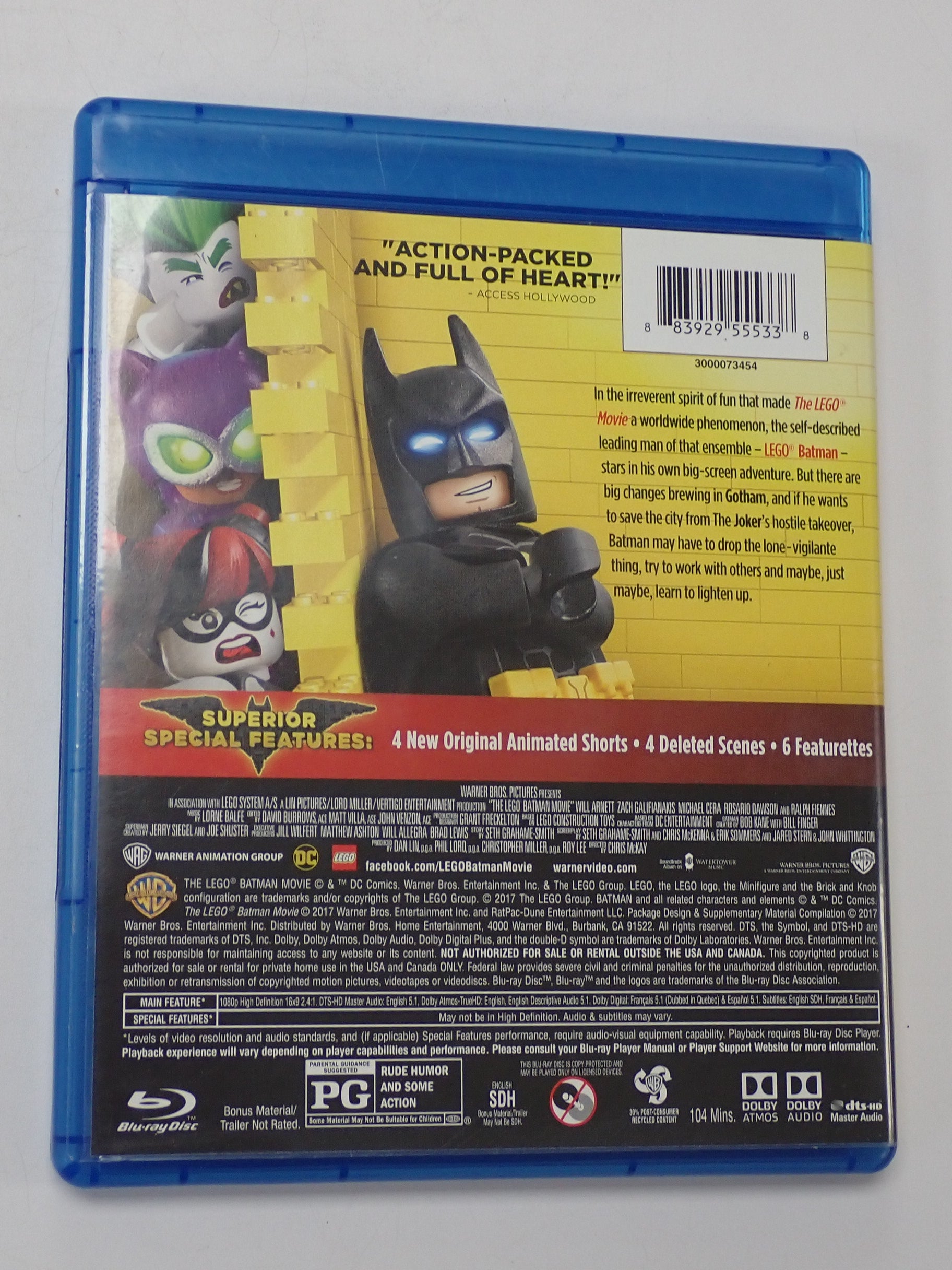 The Lego Batman Movie - Blu-Ray [Pre-Owned]