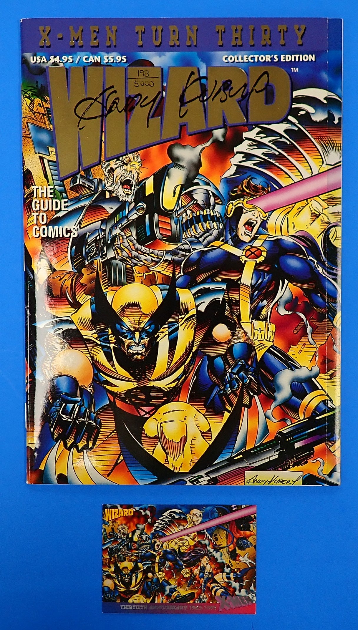 Wizard: X-Men Turn 30 (1993) - VF/NM (9.0) - SIGNED by Andy Kubert w/ COA