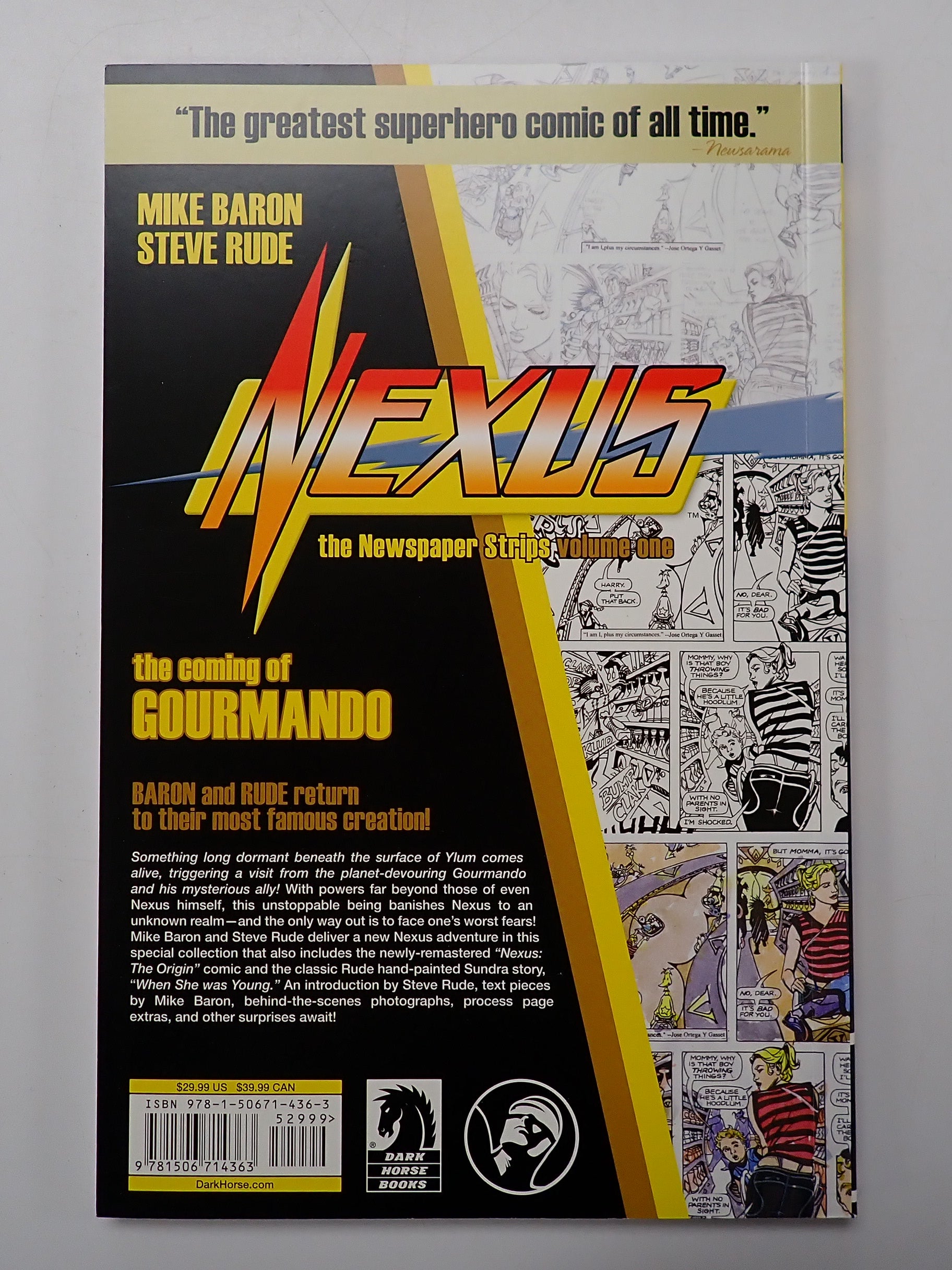 Nexus the Newspaper Strips: The Coming of Gourmando (Pre-Owned)