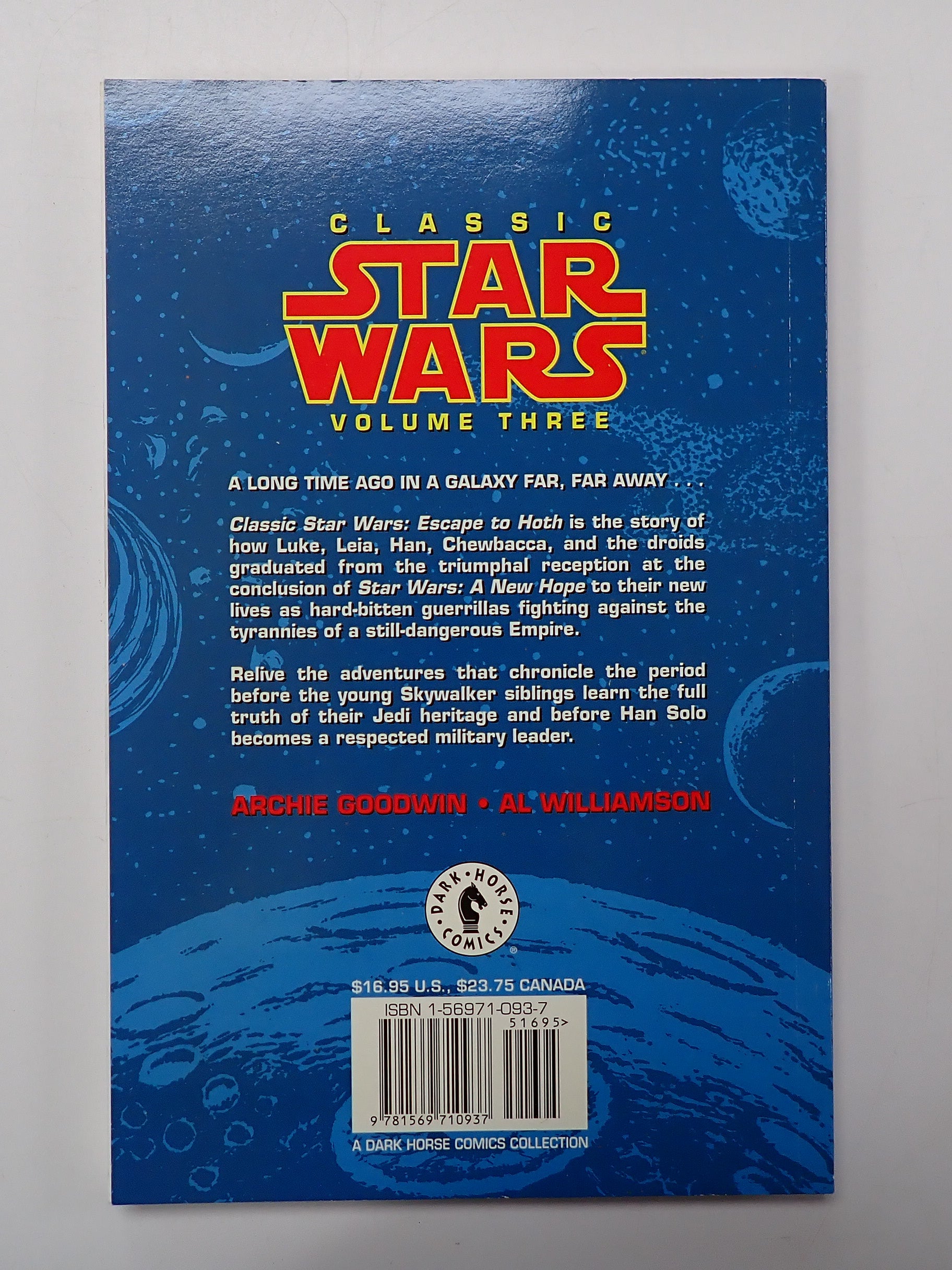 Classic Star Wars vol. 3 Escape to Hoth (Pre-Owned)
