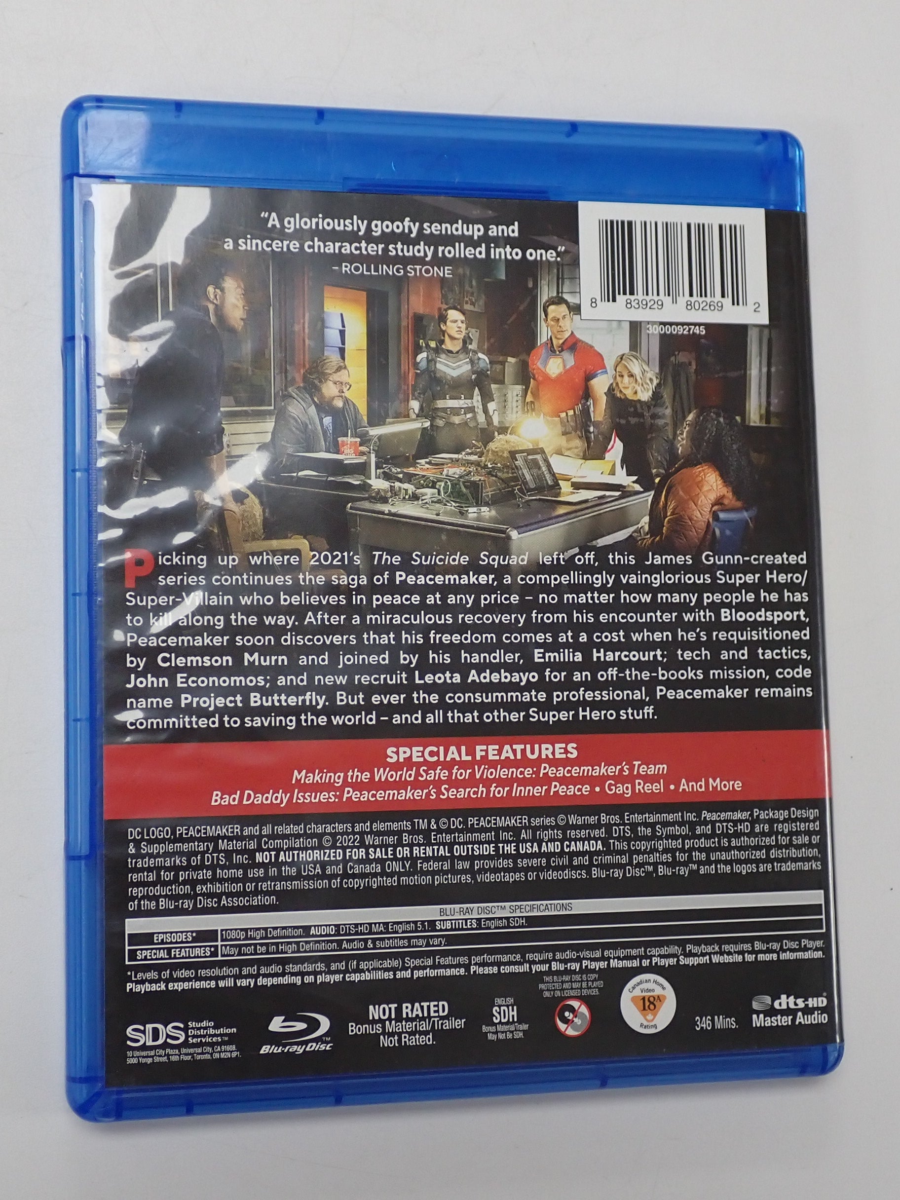 Peacemaker (The Complete First Season) - Blu-Ray [Pre-Owned]