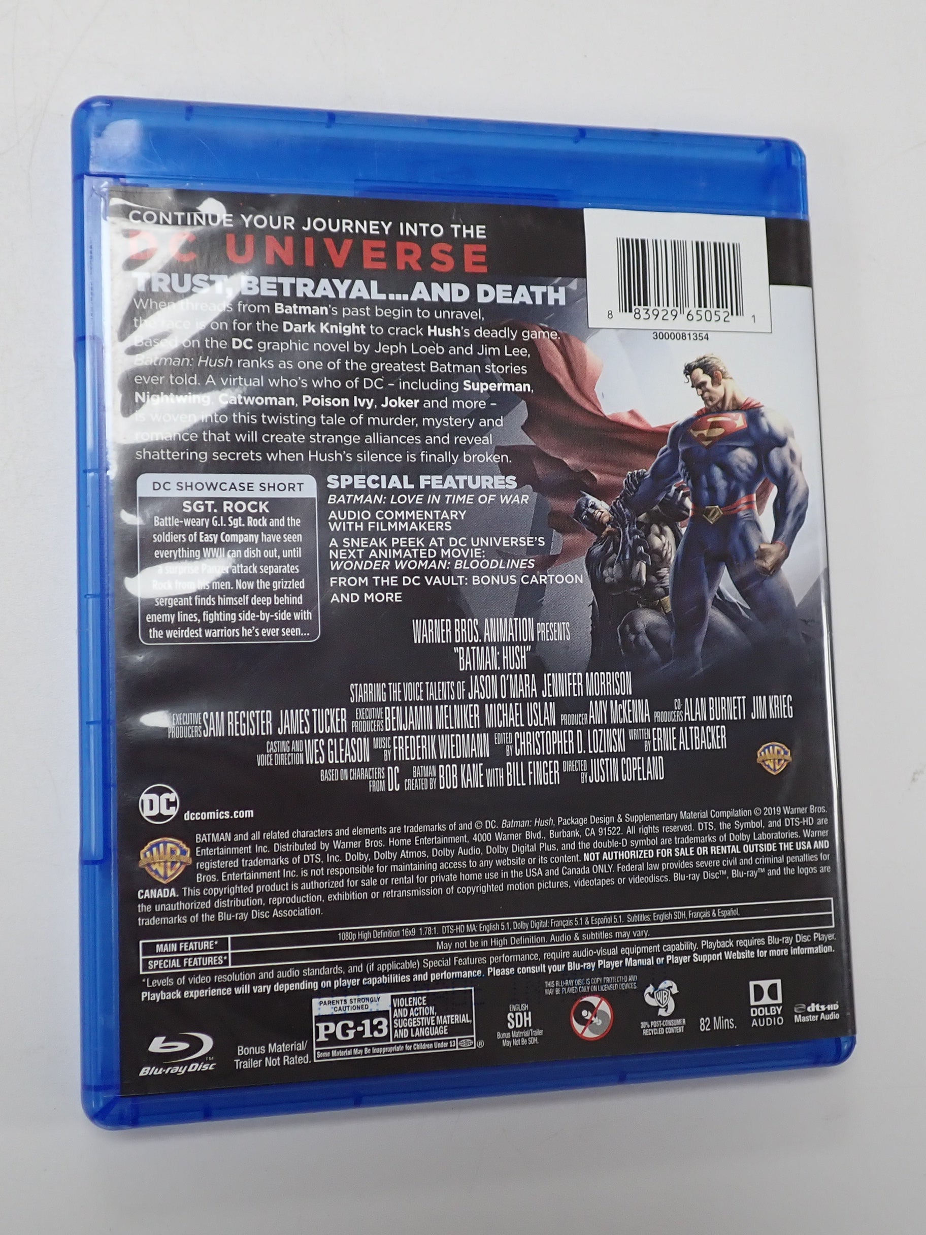 Batman Hush - Blu-Ray [Pre-Owned]