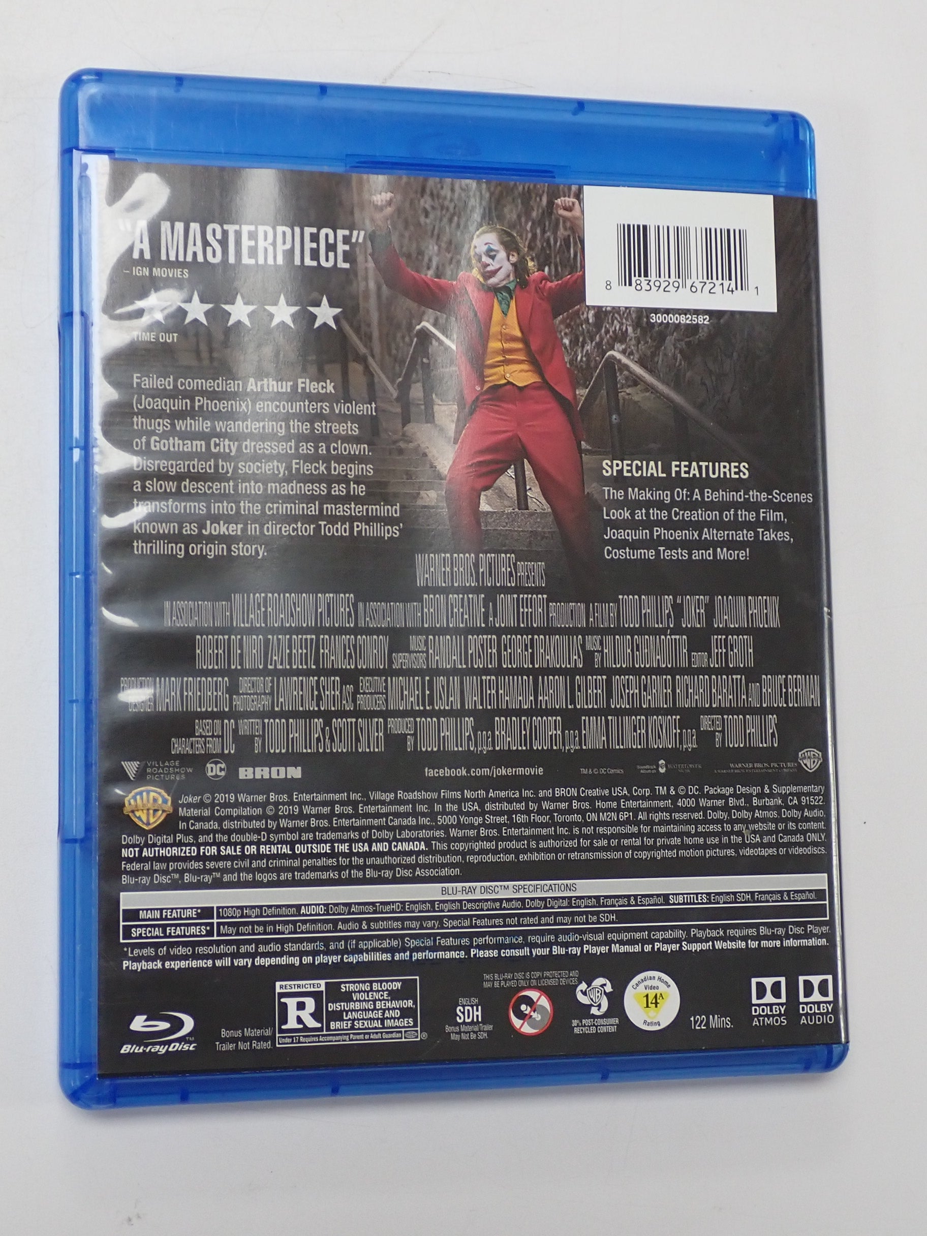 Joker (2019) - Blu-Ray [Pre-Owned]