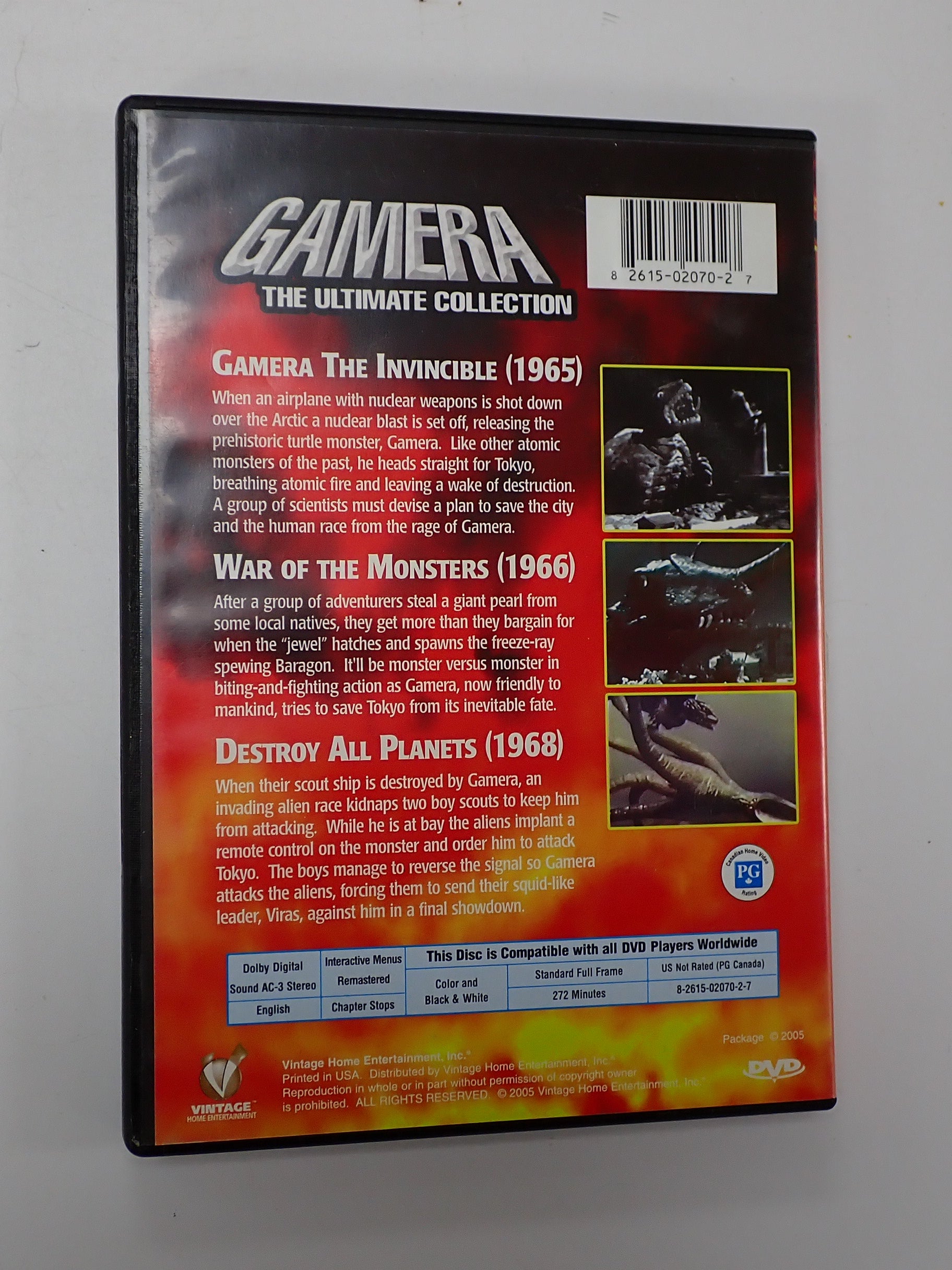 Gamera: The Ultimate Collection (Vintage Movie Classics) - DVD [Pre-Owned]