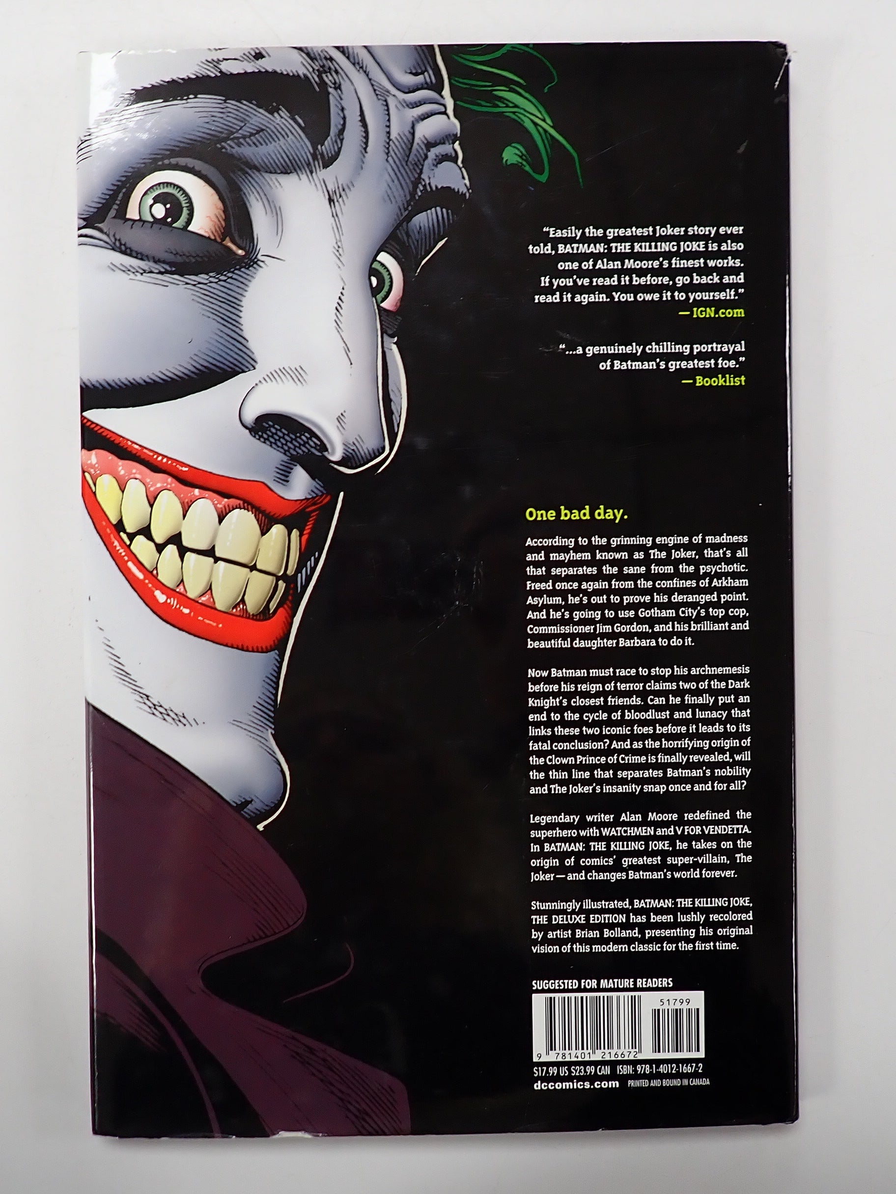 Batman: The Killing Joke Deluxe Edition (Pre-Owned)