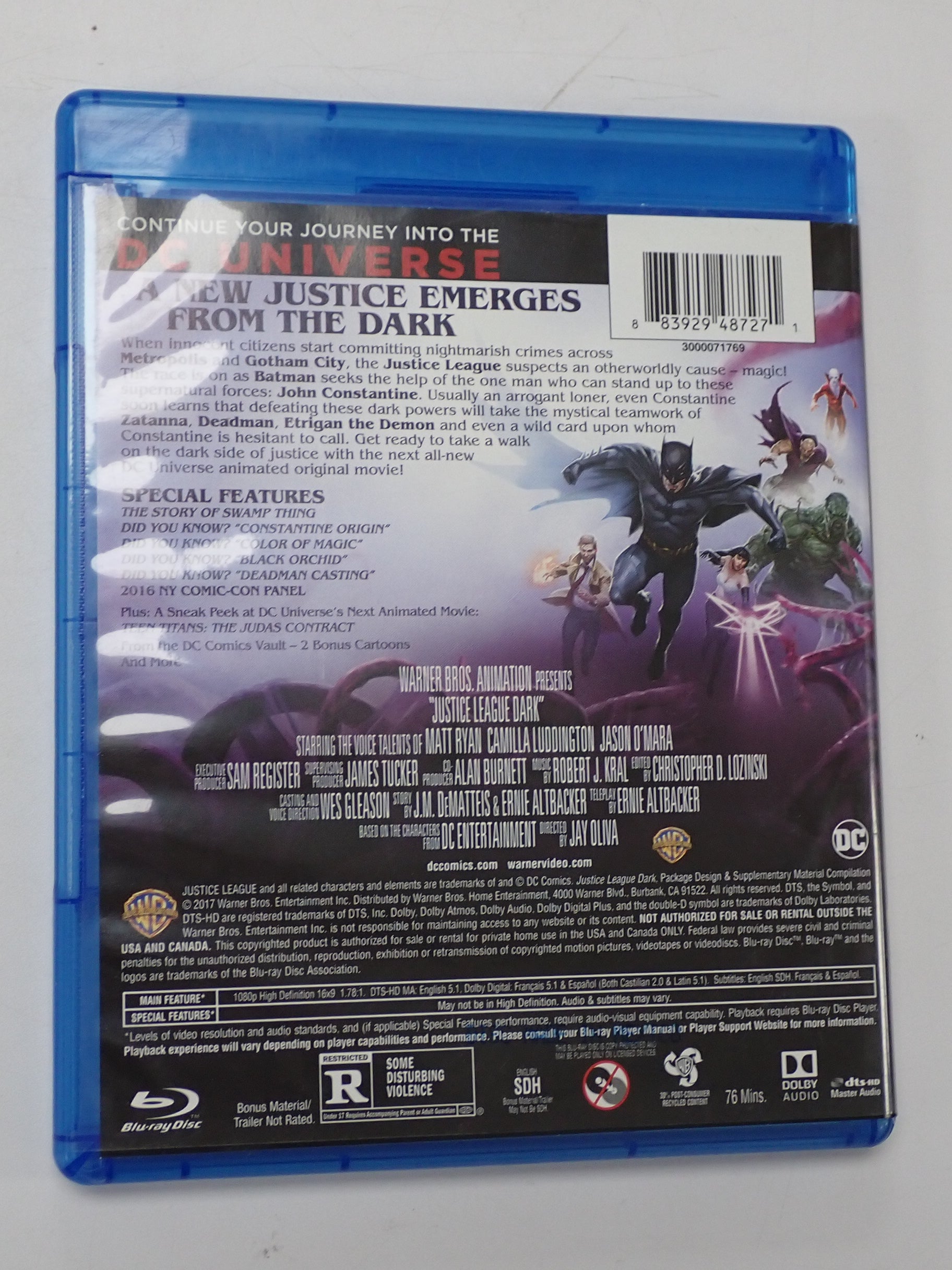 Justice League Dark - Blu-Ray [Pre-Owned]