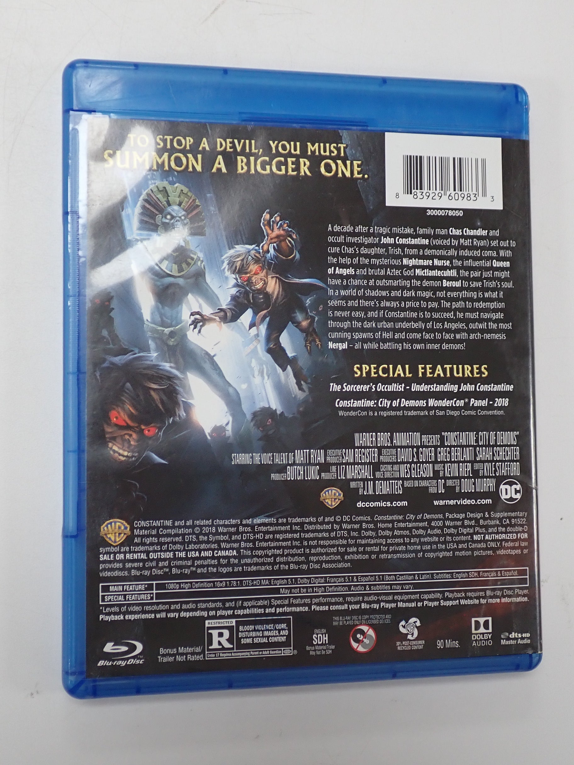Constantine City of Demons: The Movie - Blu-Ray [Pre-Owned]