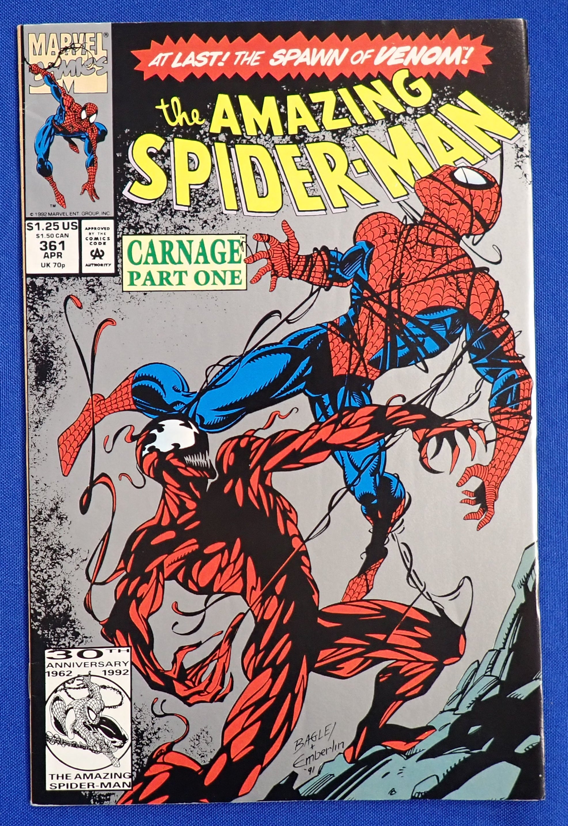 Amazing Spider-Man #361 (1992) - FN/VF (7.0) - Silver 2nd Print
