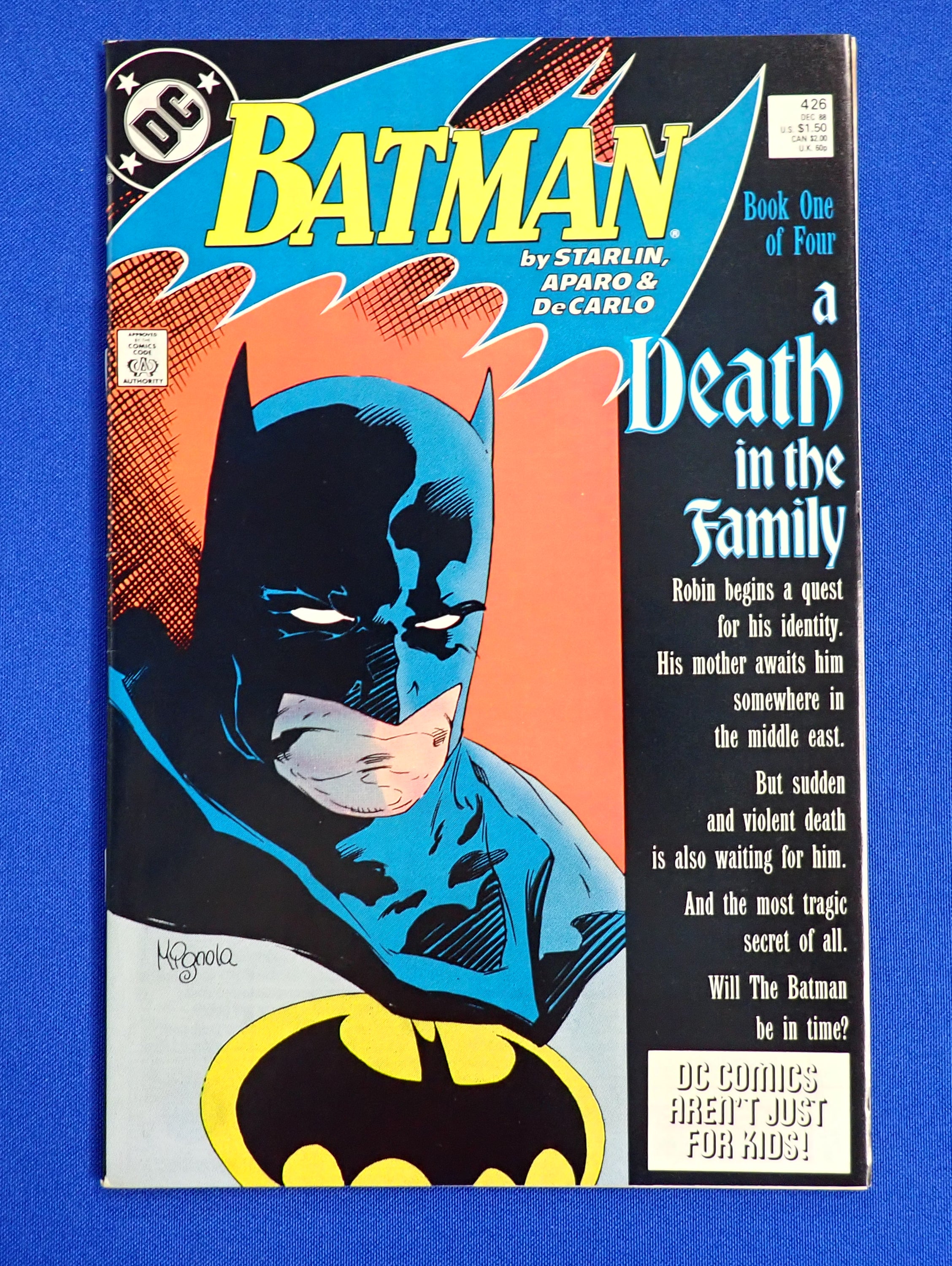 Batman #426-429 (1988) - Death in the Family Story - FN+ (6.5)