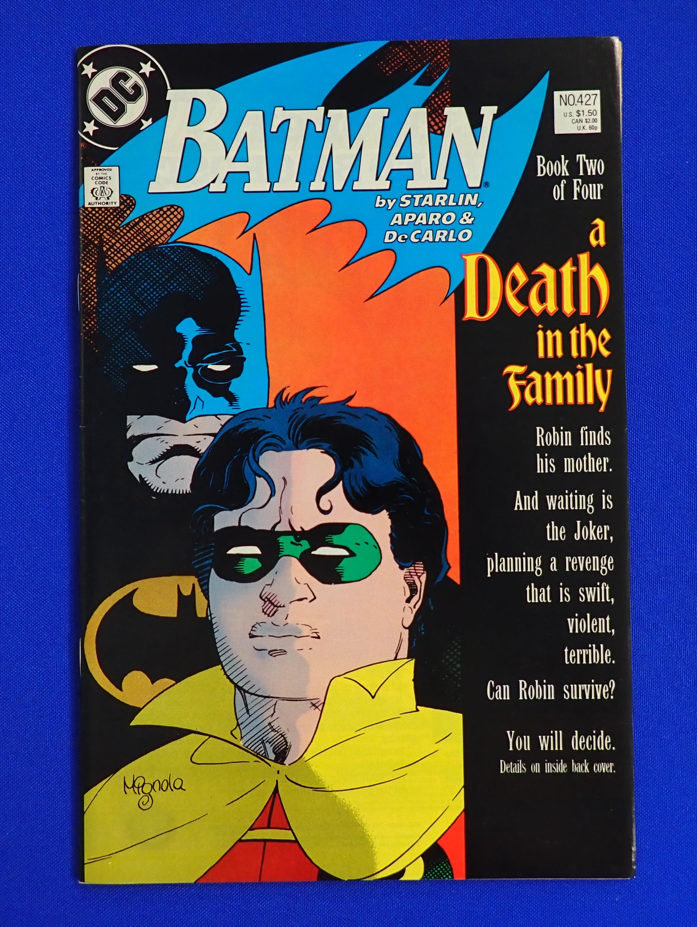 Batman #426-429 (1988) - Death in the Family Story - FN+ (6.5)