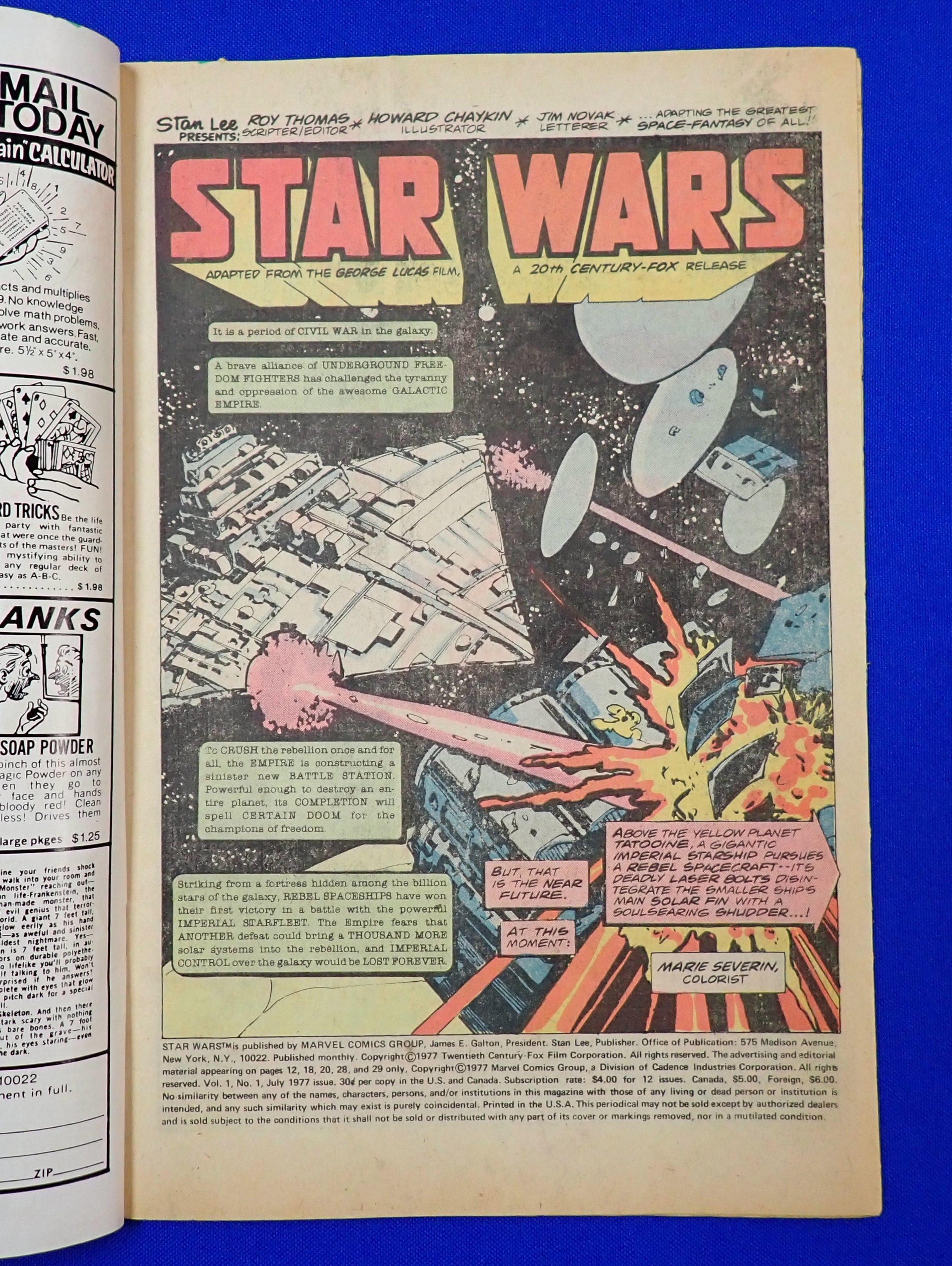 Star Wars #1 (1977) - VG+ (4.5)