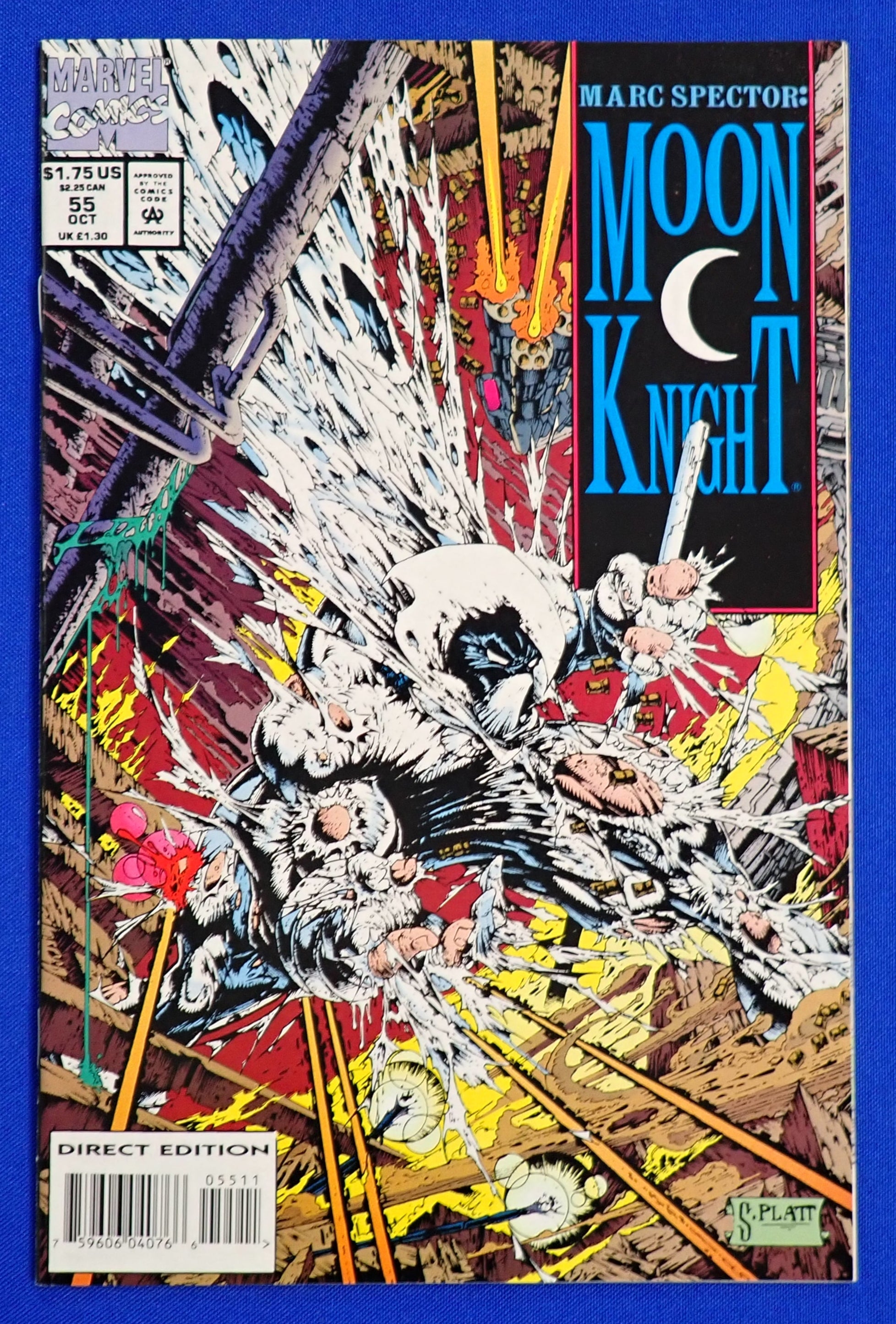 Moon Knight #55 (1993) - VF/NM (9.0) - 1st Stephen Platt Moon Knight
