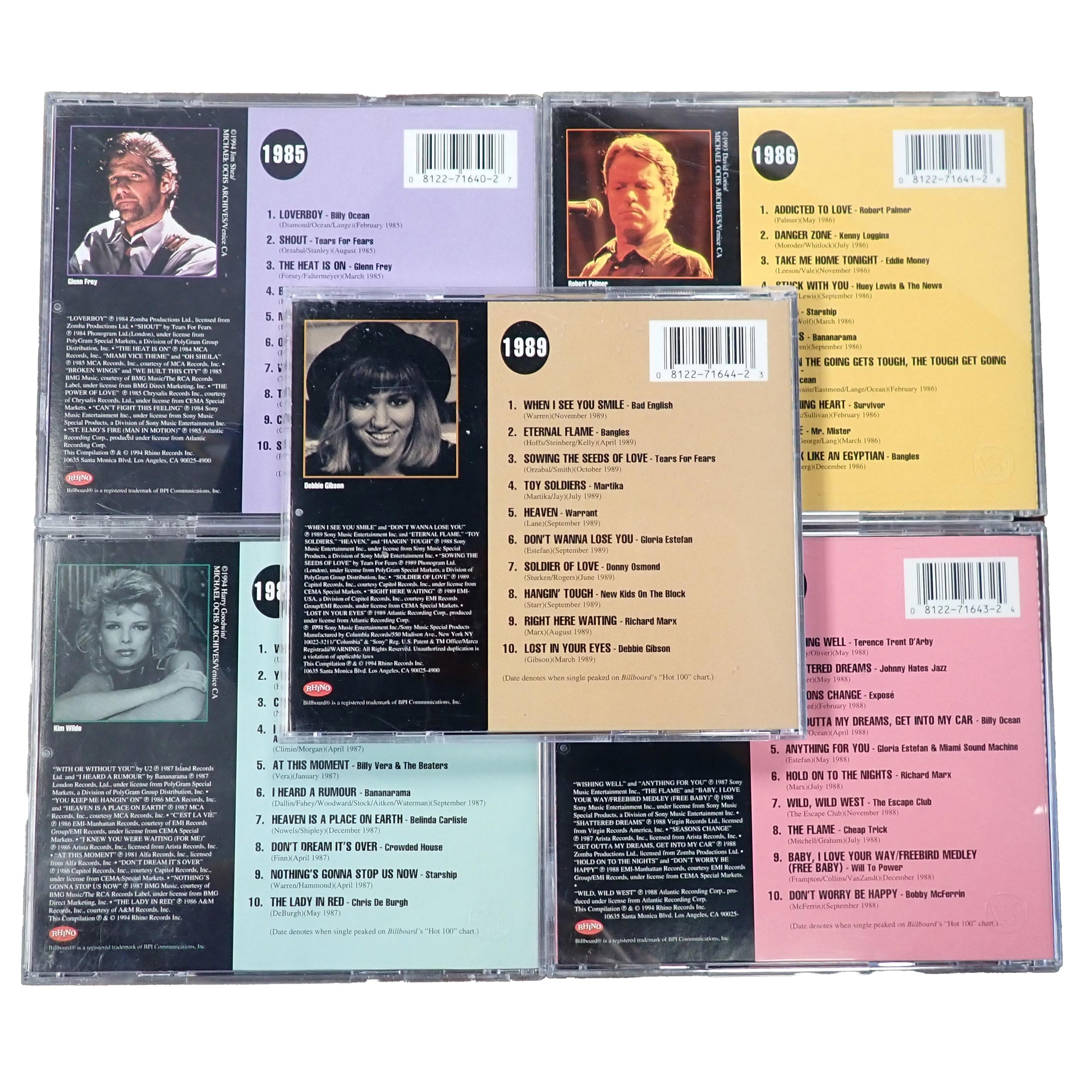 Various – Billboard Top Hits 1985-1989 - CD