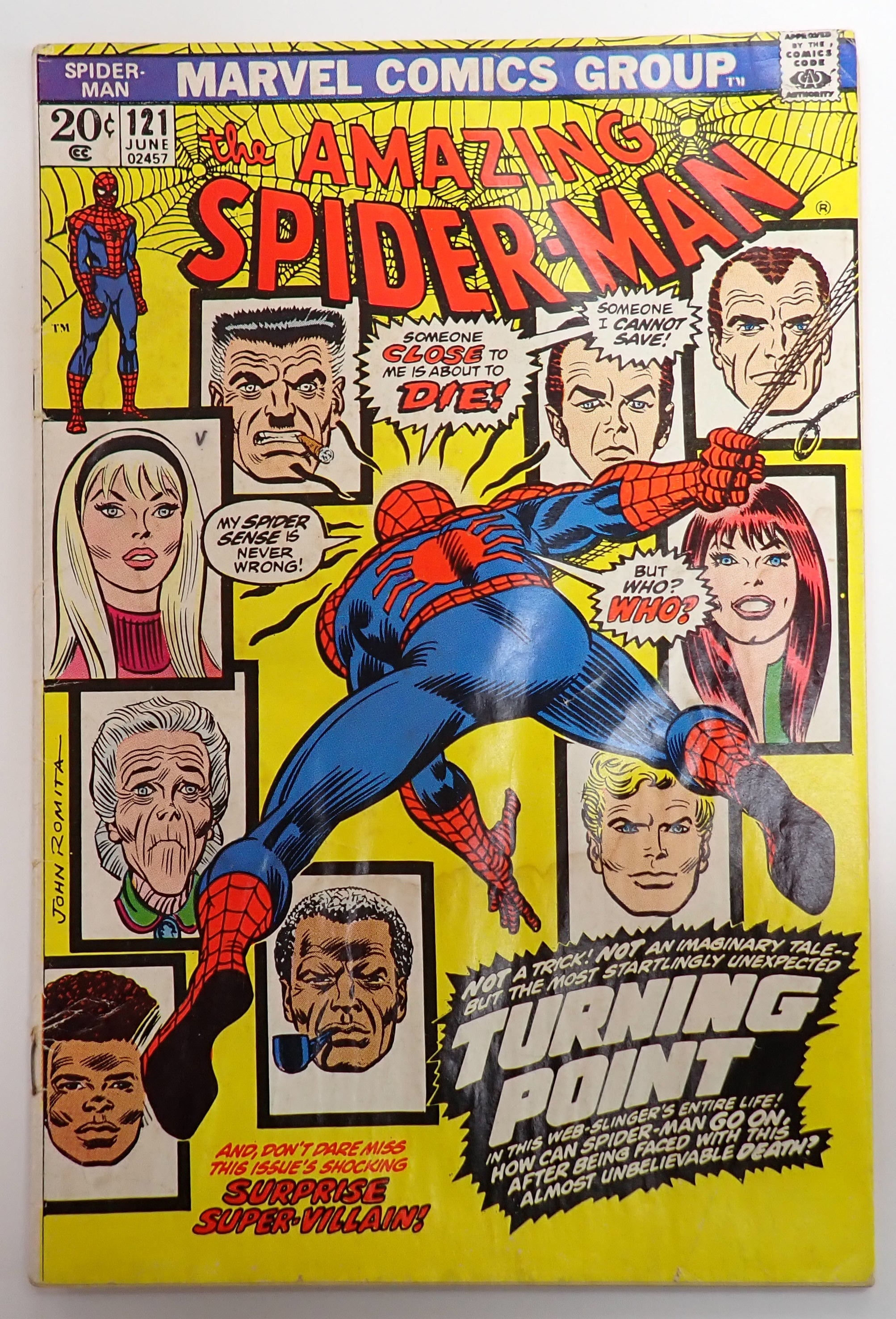 Amazing Spider-Man #121 (1973) - 3.0 (GD/VG) - Death of Gwen Stacy