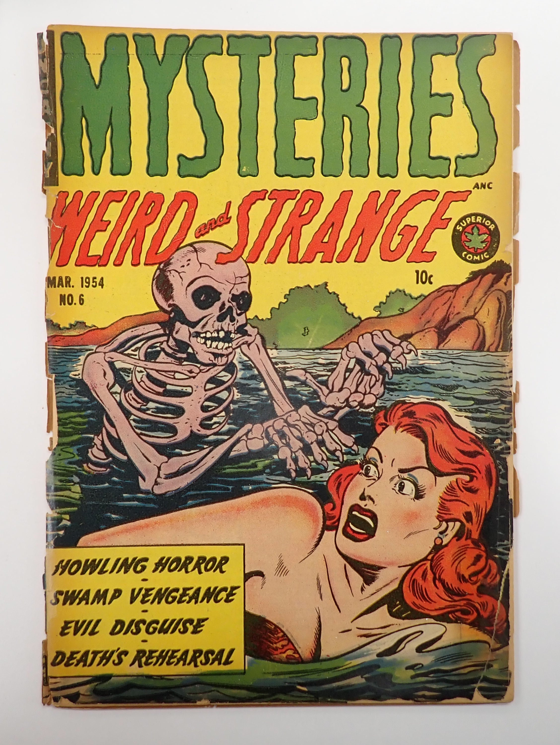 Mysteries #6 (1954) - Low Grade 1.0 Cover Detached