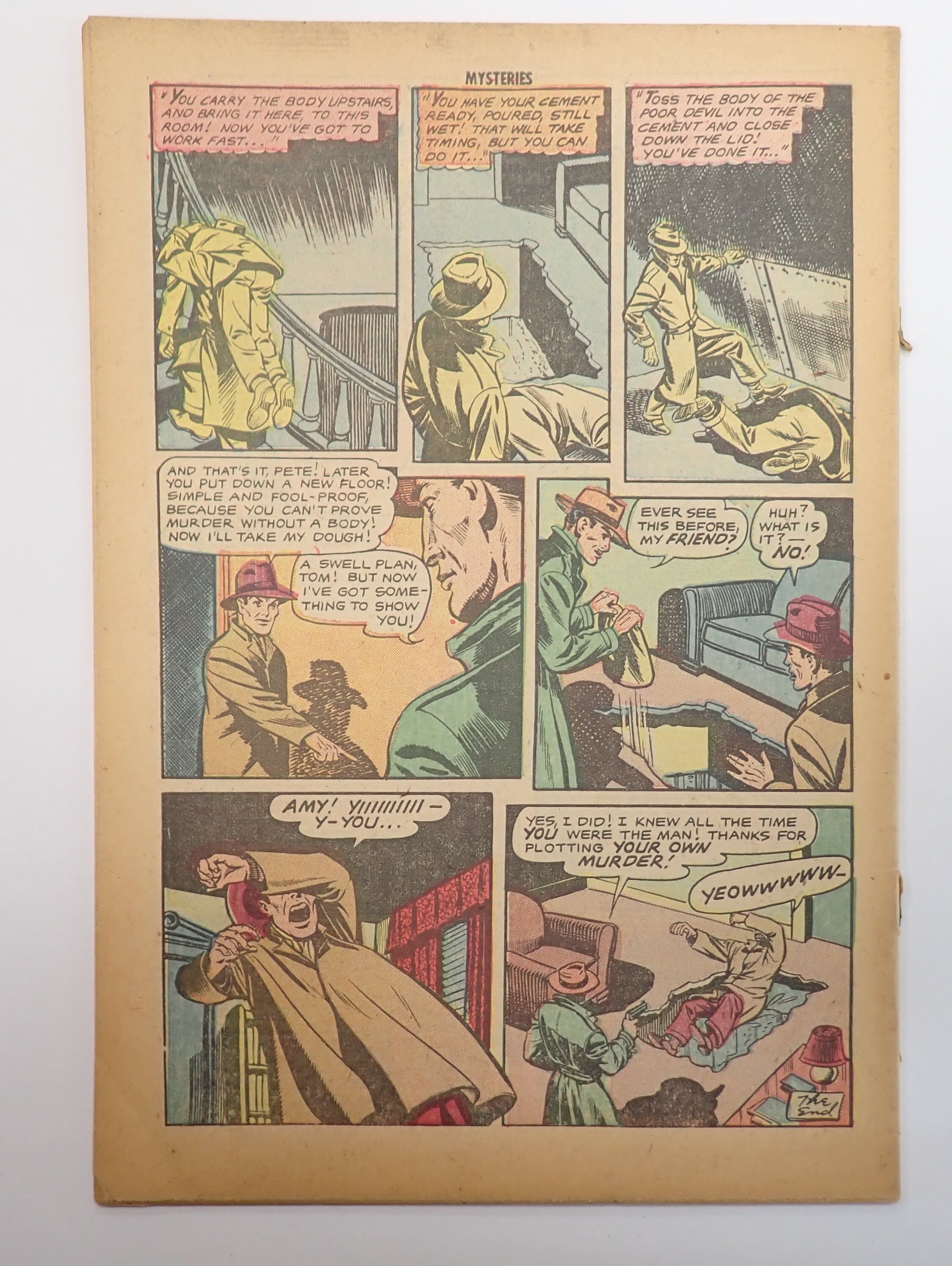 Mysteries #6 (1954) - Low Grade 1.0 Cover Detached
