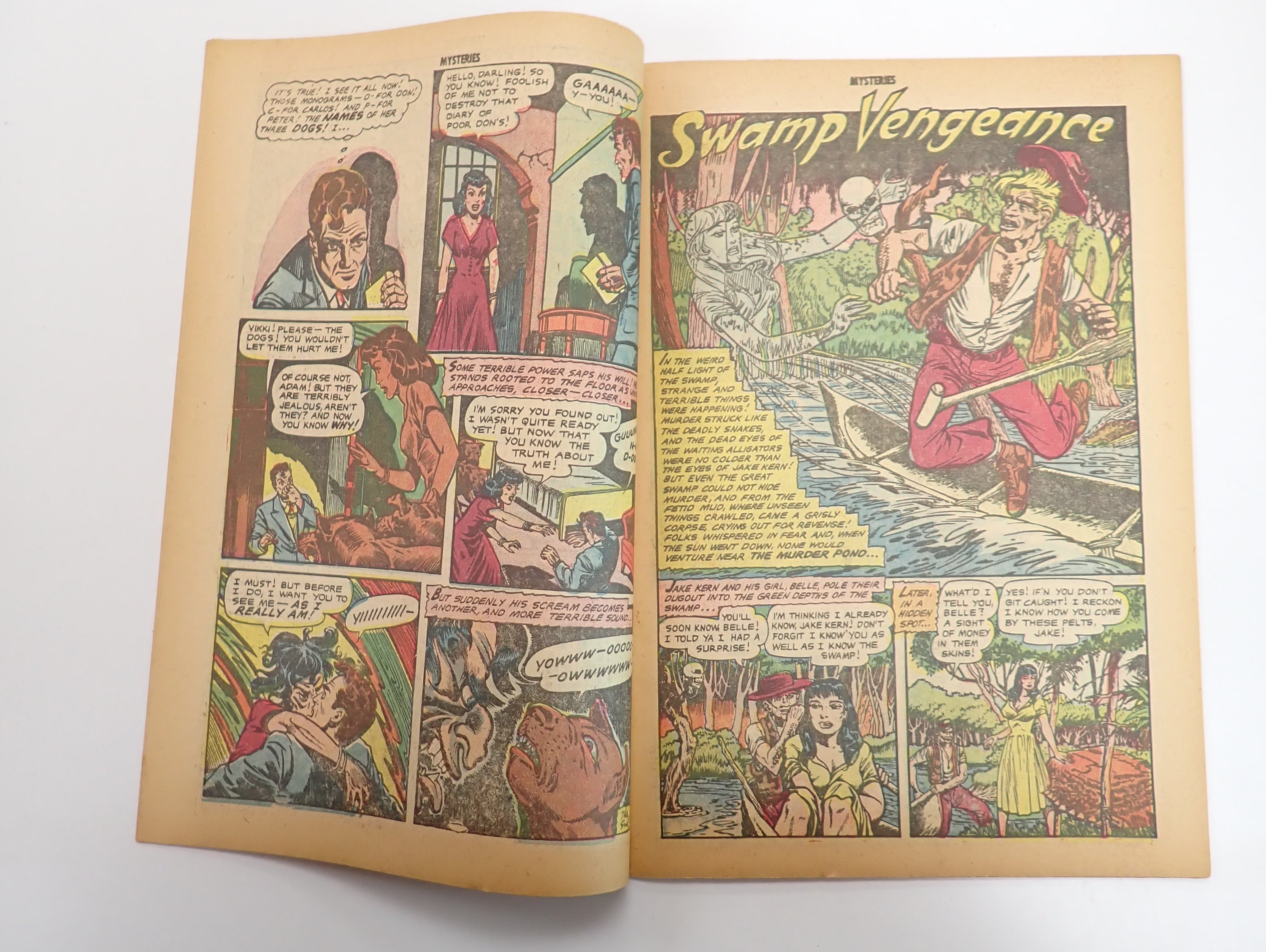 Mysteries #6 (1954) - Low Grade 1.0 Cover Detached