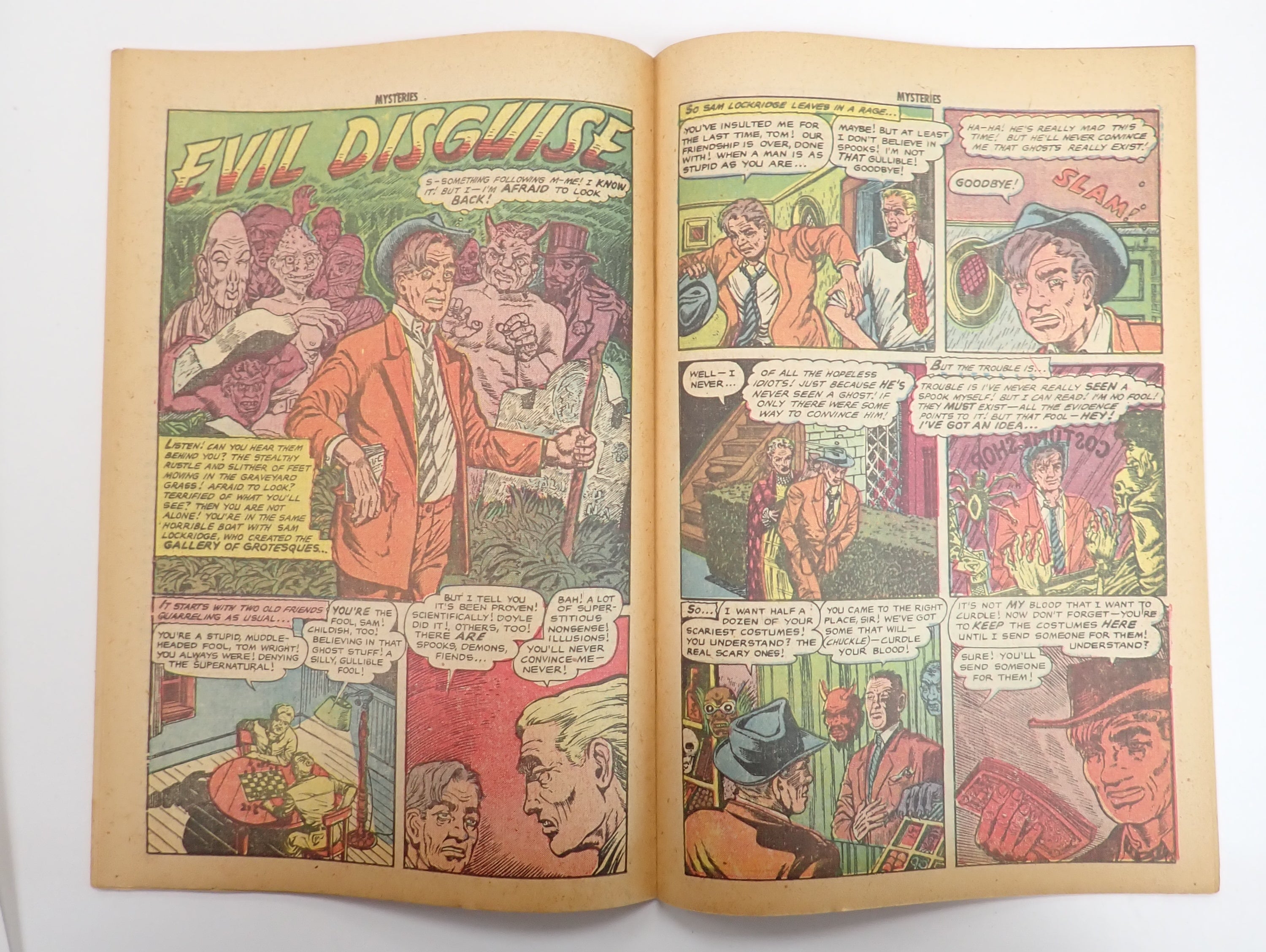 Mysteries #6 (1954) - Low Grade 1.0 Cover Detached