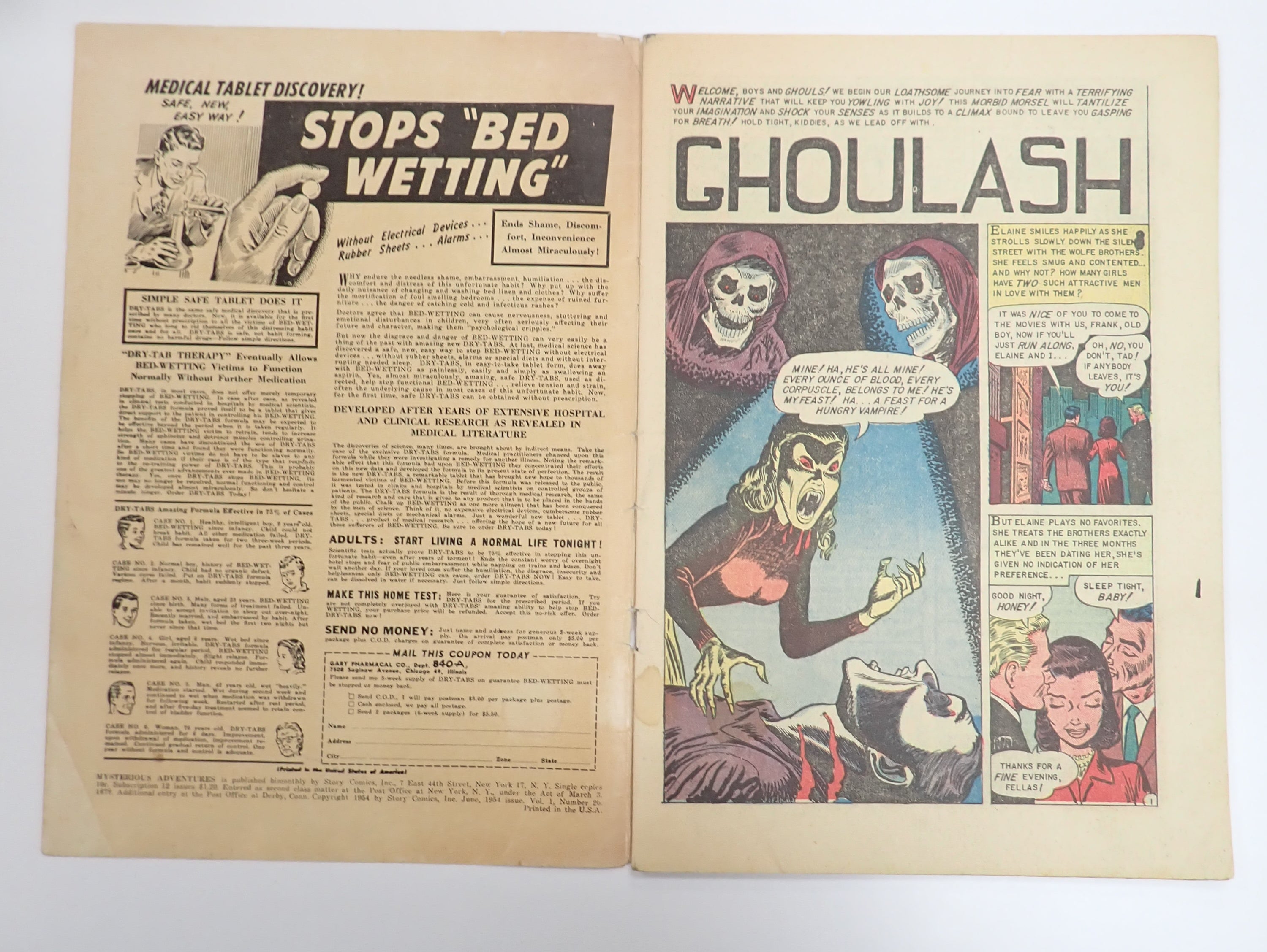 Mysterious Adventures #20 - GD/VG (3.0) - Pre-Code Horror Comic