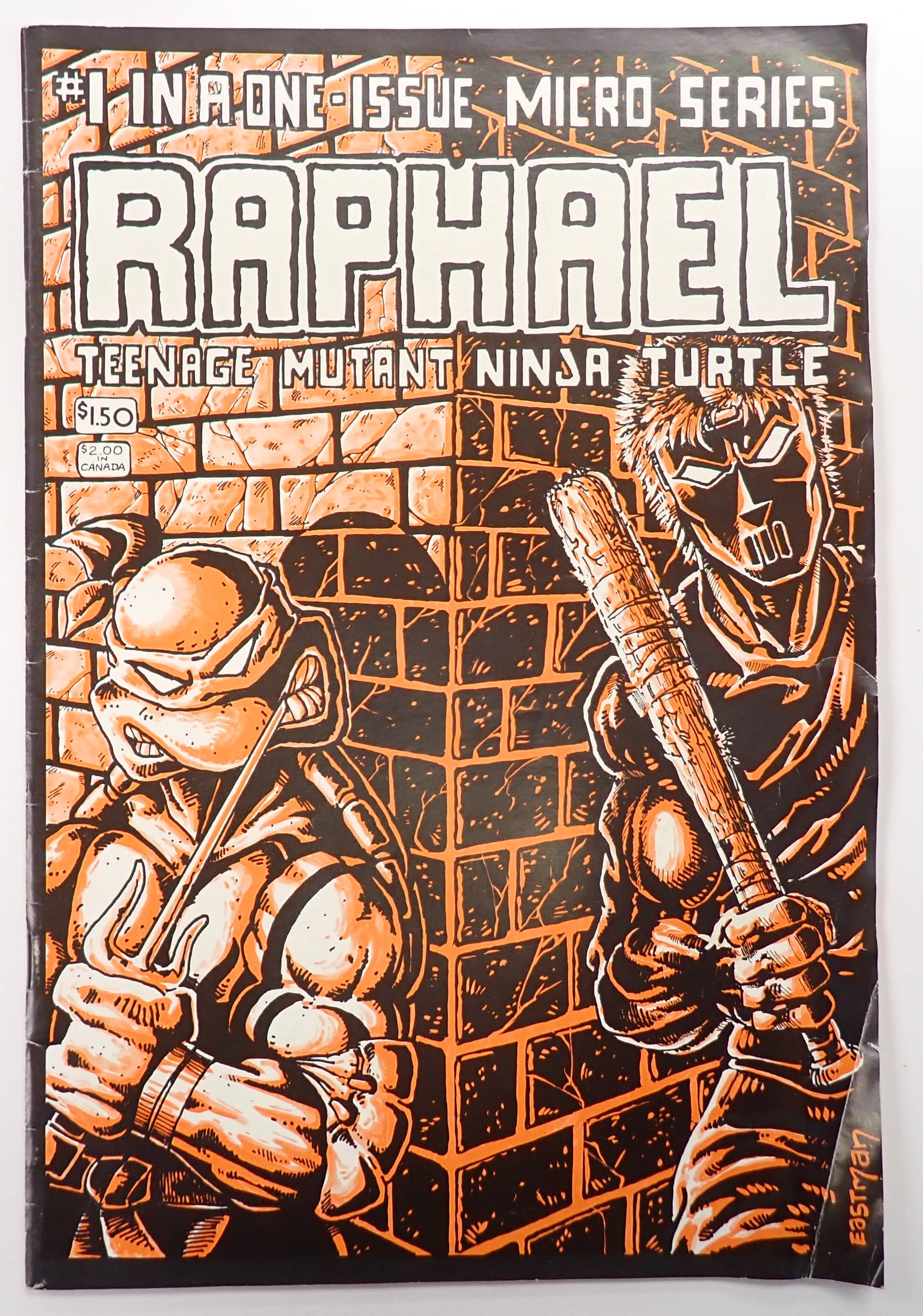 Raphael #1 (1985) - VG- (3.0) - 1st Casey Jones