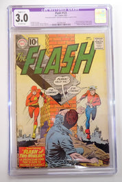 Flash #123 (1961) - CGC 3.0 Restored - 1st GA Flash in SA, Origin