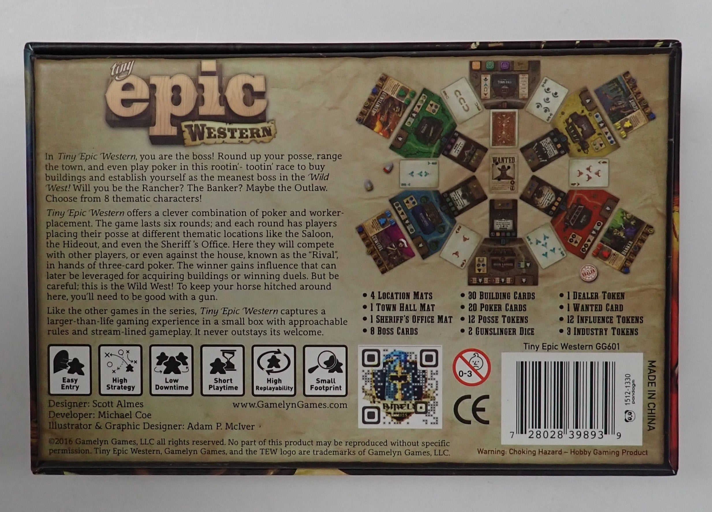 Tiny Epic Western w/ Kickstarter Deluxe Promo