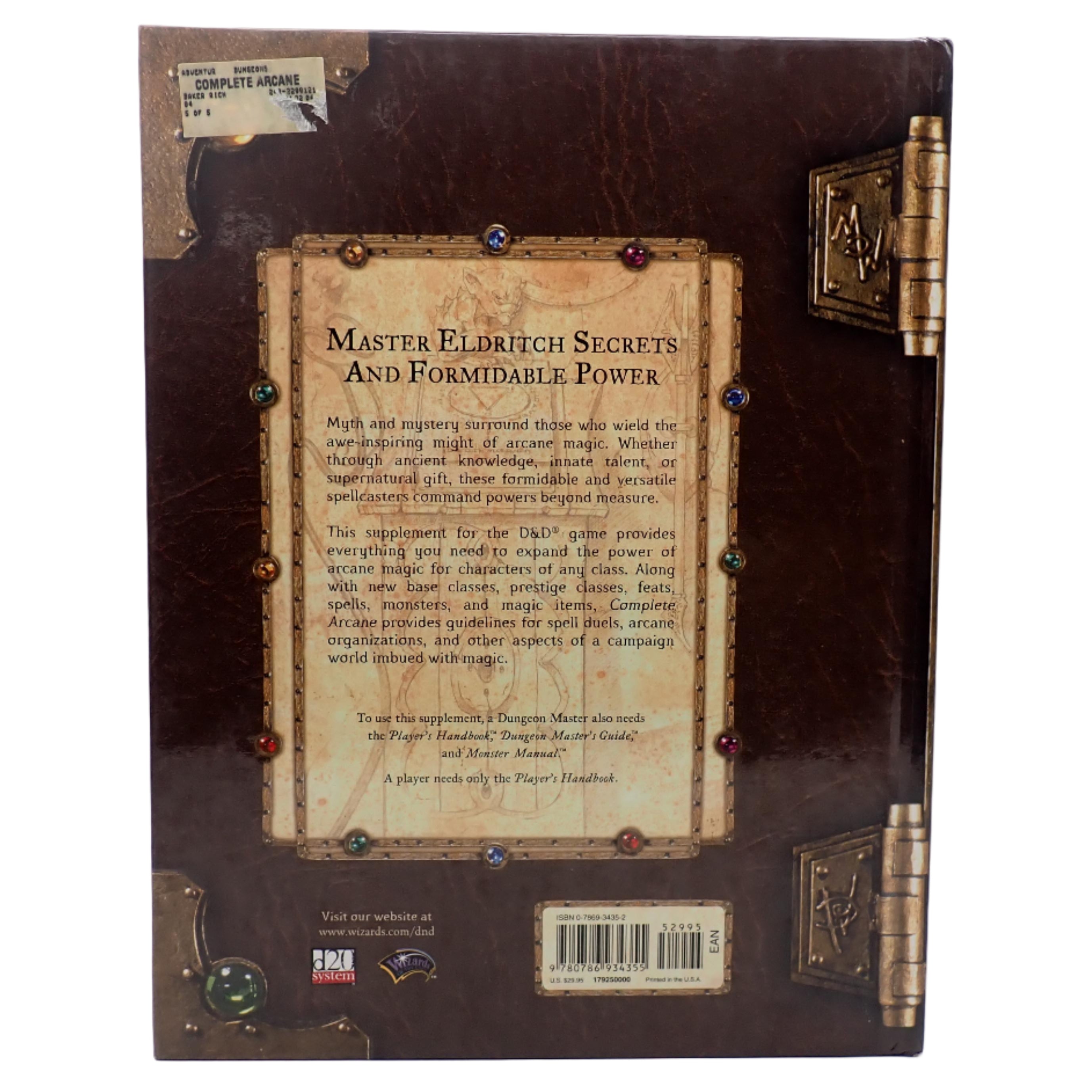 Complete Arcane: A Player's Guide to Arcane Magic for All Classes - D&D 3.5 [Pre-Owned]