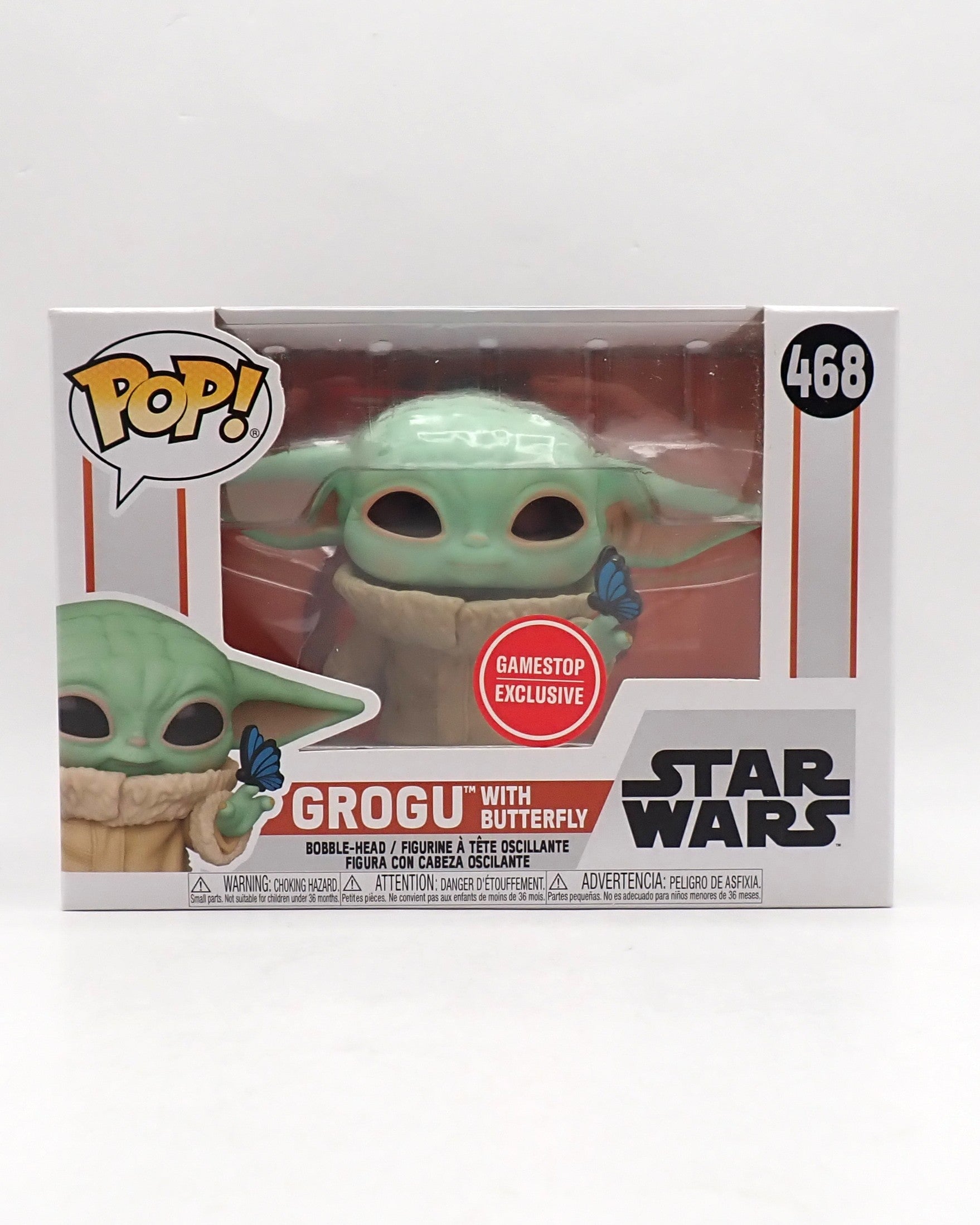Grogu With Butterfly - POP! #468