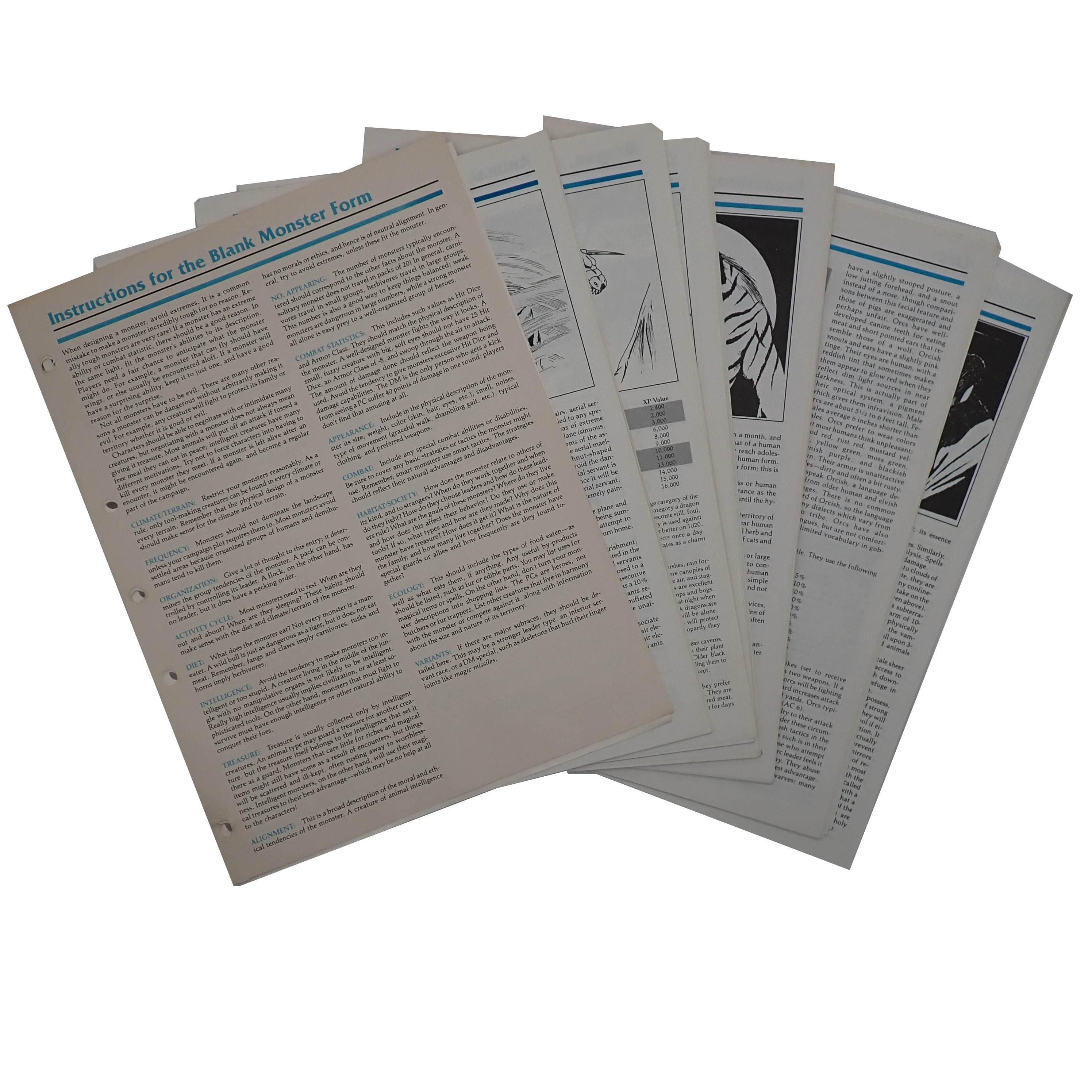 Monstrous Compendium Bundle - D&D 2e [Pre-Owned]