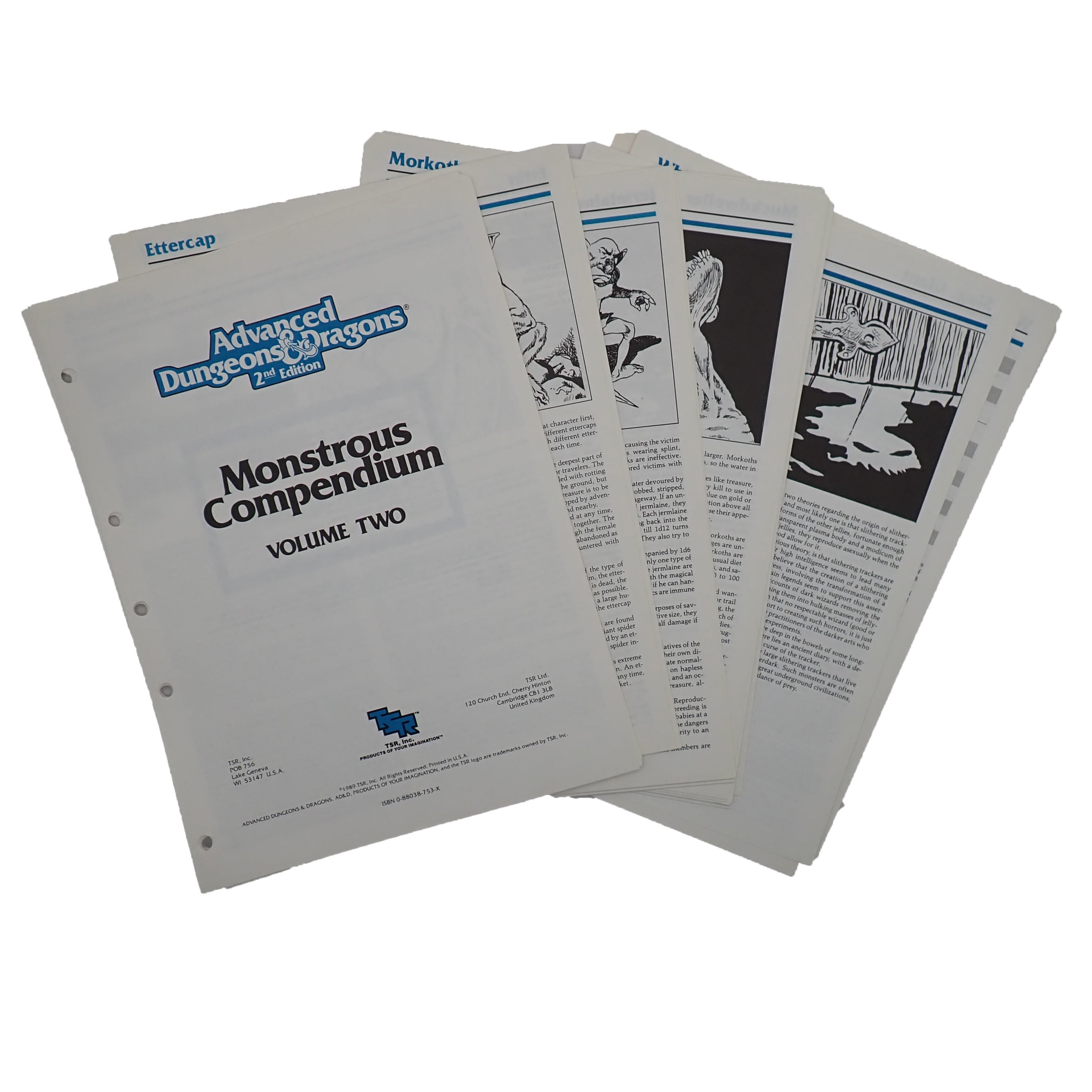 Monstrous Compendium Bundle - D&D 2e [Pre-Owned]