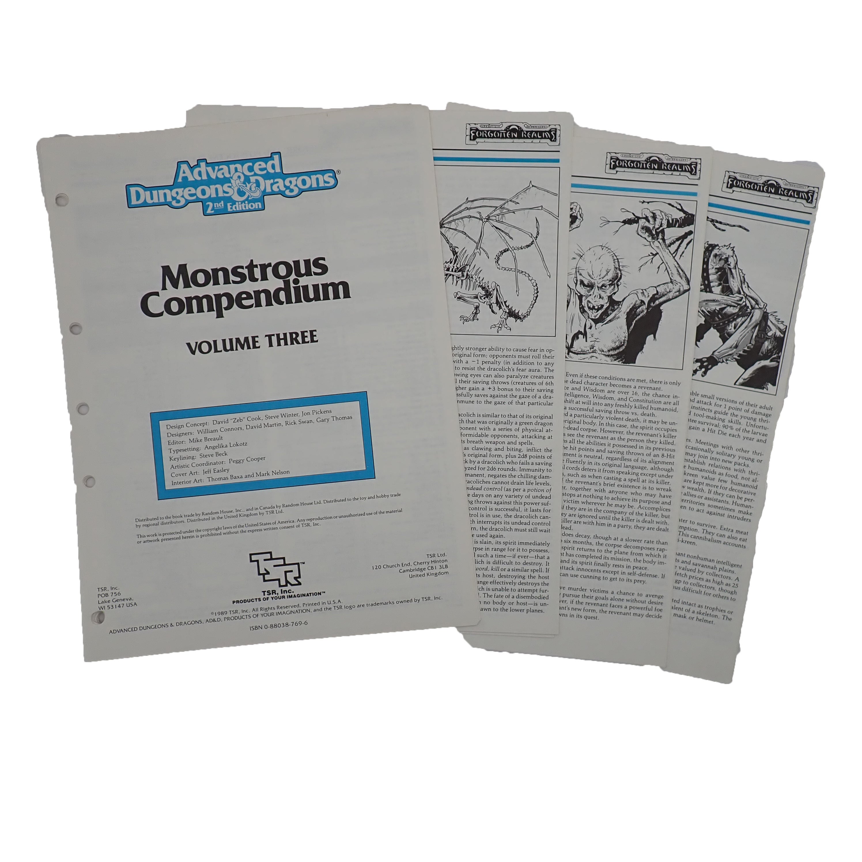 Monstrous Compendium Bundle - D&D 2e [Pre-Owned]