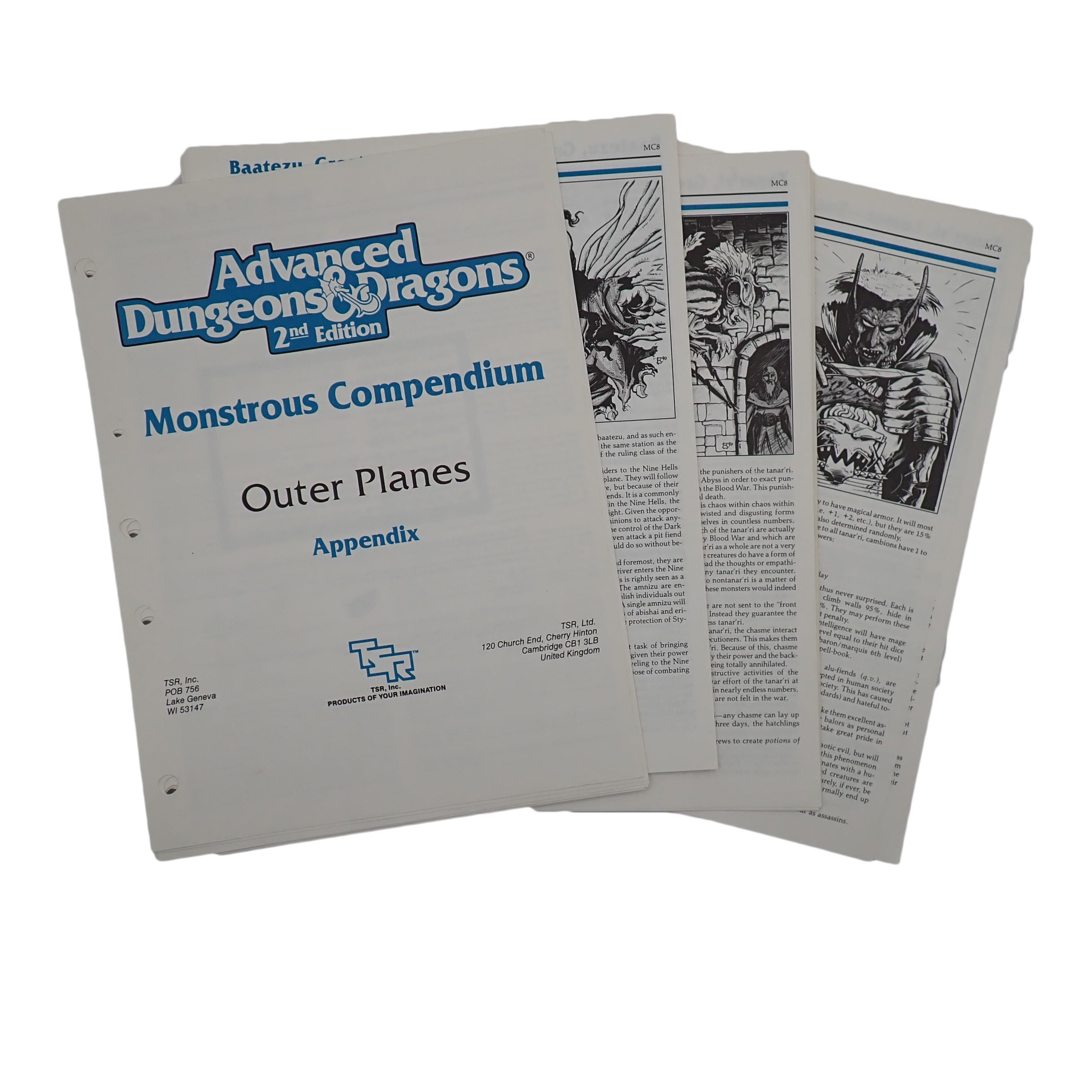 Monstrous Compendium Bundle - D&D 2e [Pre-Owned]