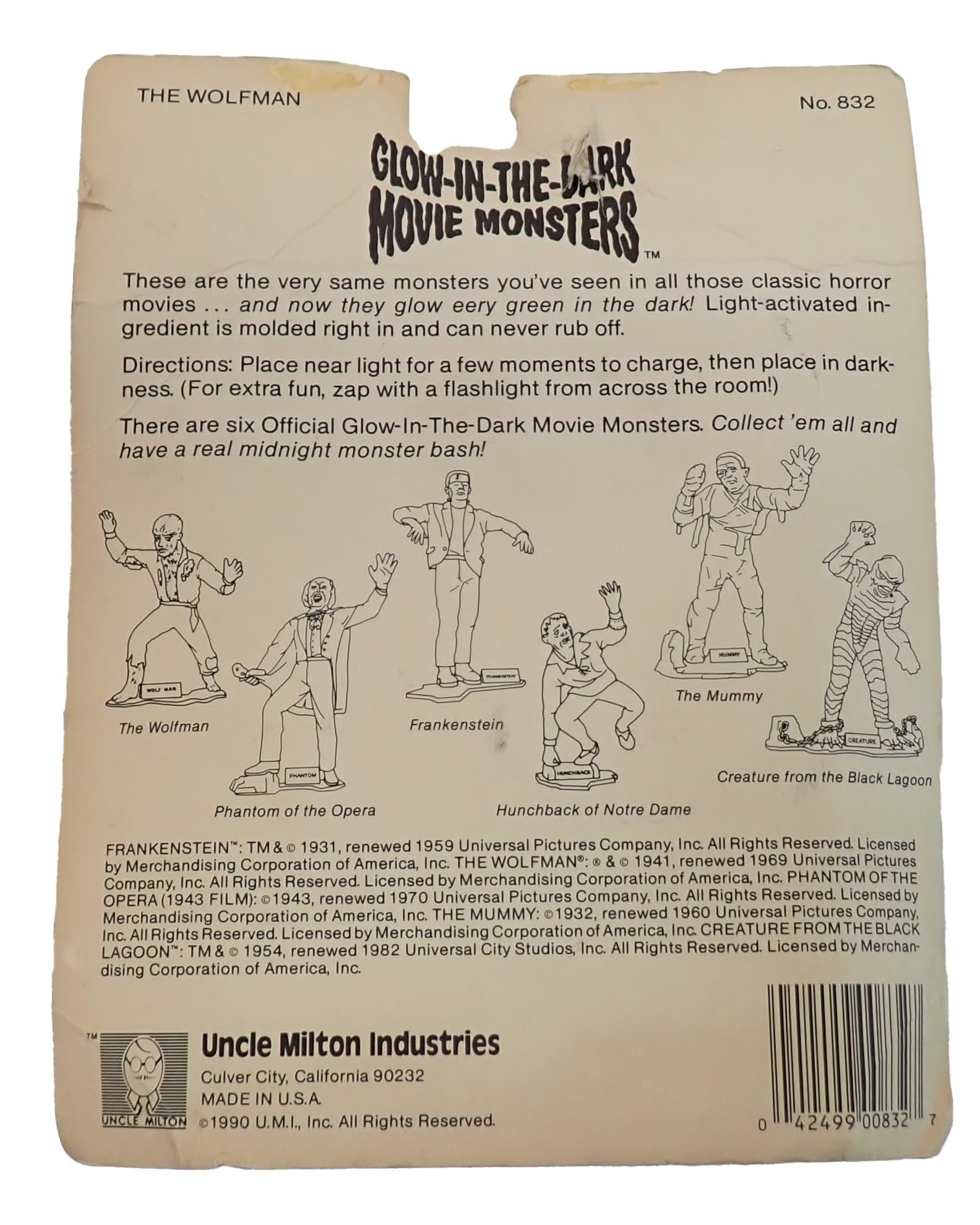 The Wolfman Glow-in-the-Dark Movie Monsters (1990)