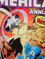 Captain America Art Print SIGNED by Mike Zeck