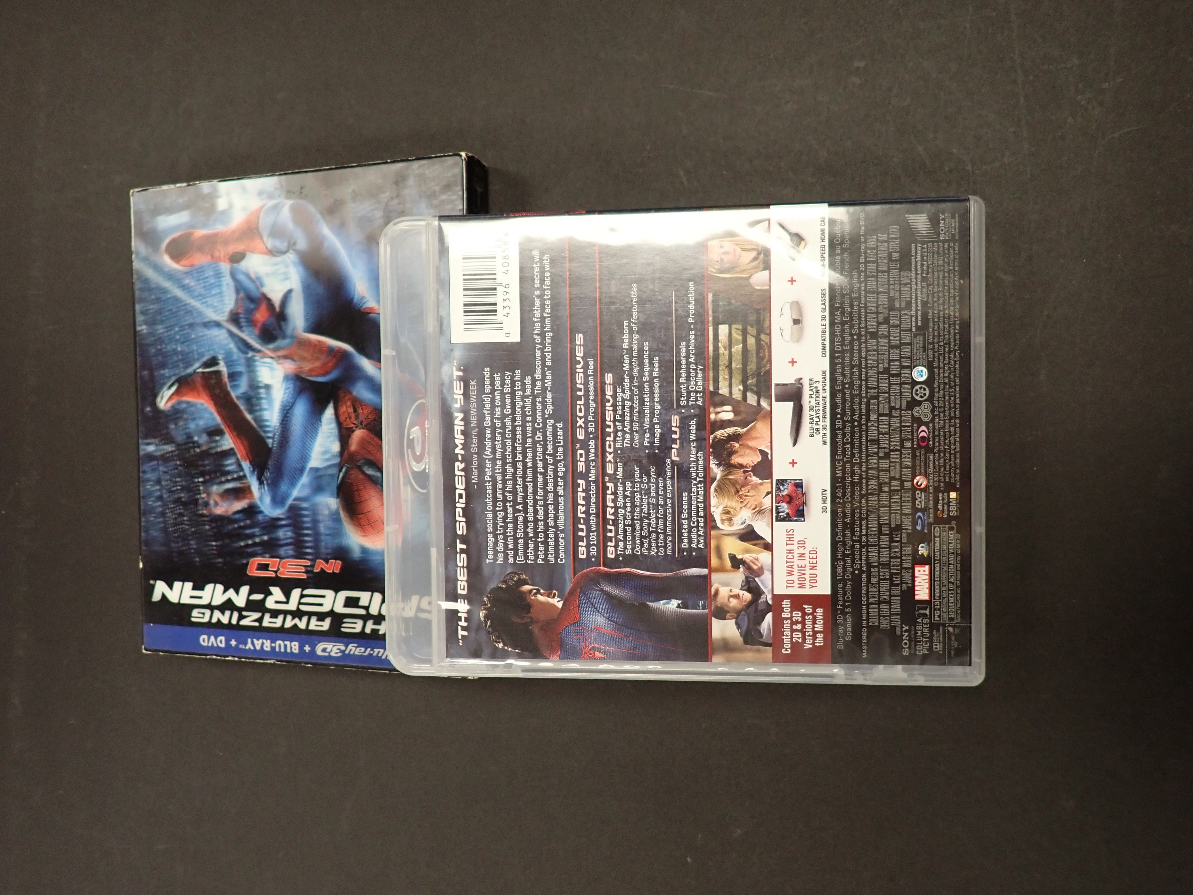 The Amazing Spider-Man in 3D - Blu-ray