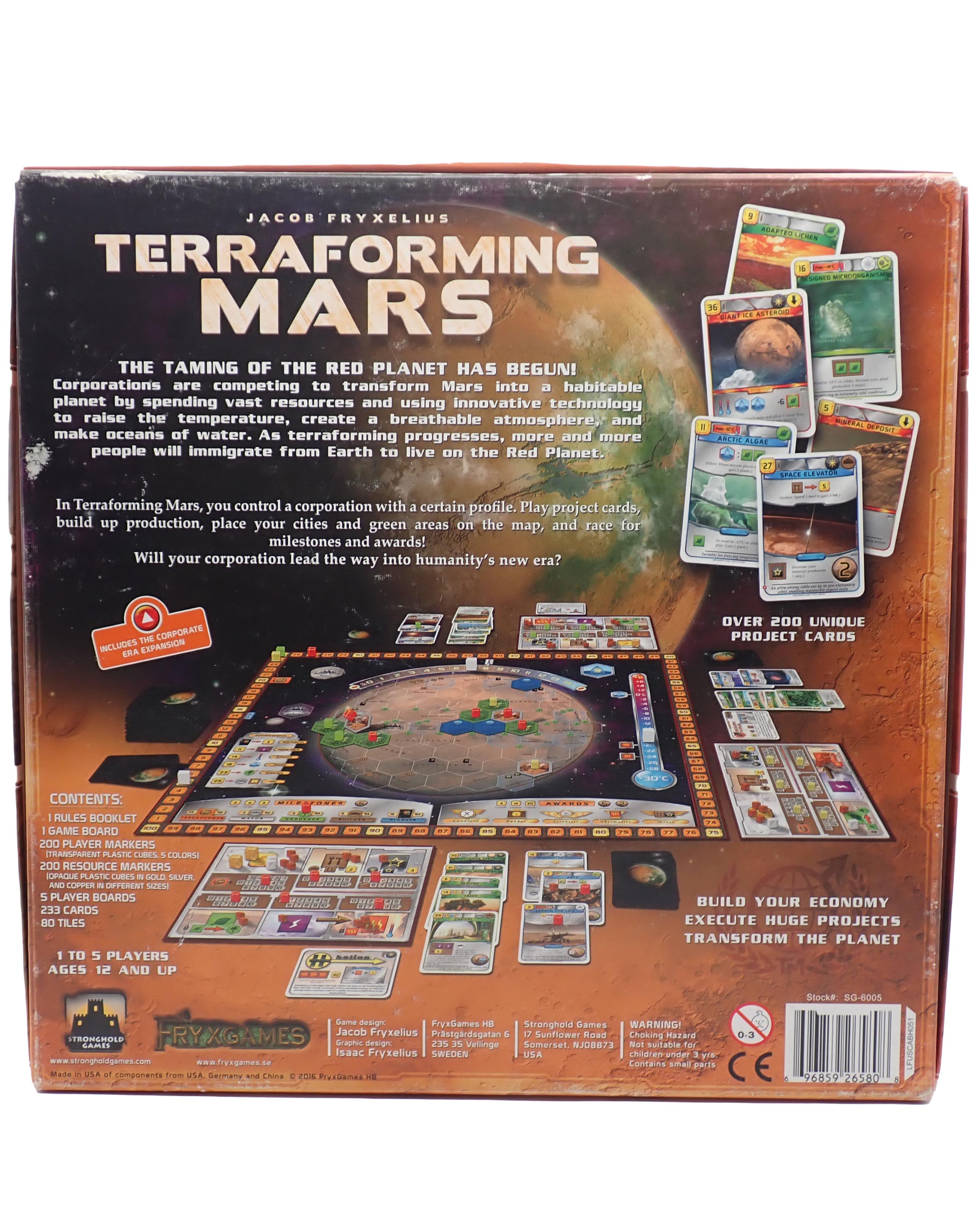 Terraforming Mars + Expansions - Pre-Owned Board Game