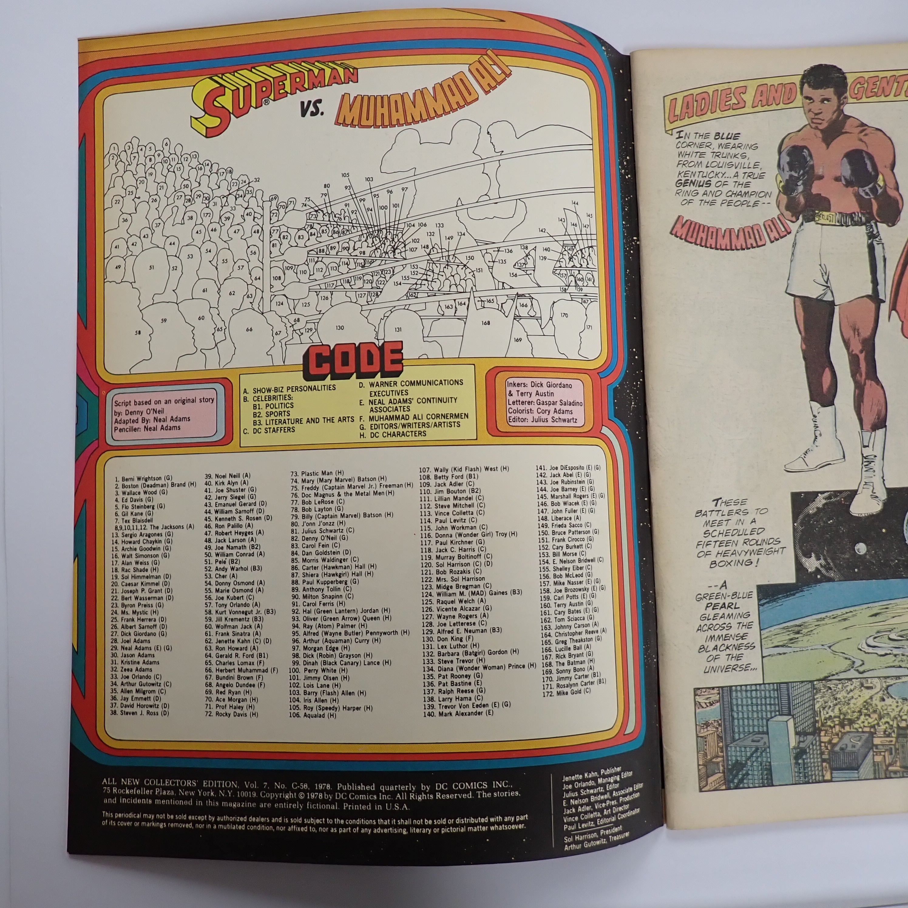 All New Collector's Edition: Superman vs. Muhammad Ali #56 (1978) - VF- (7.5)