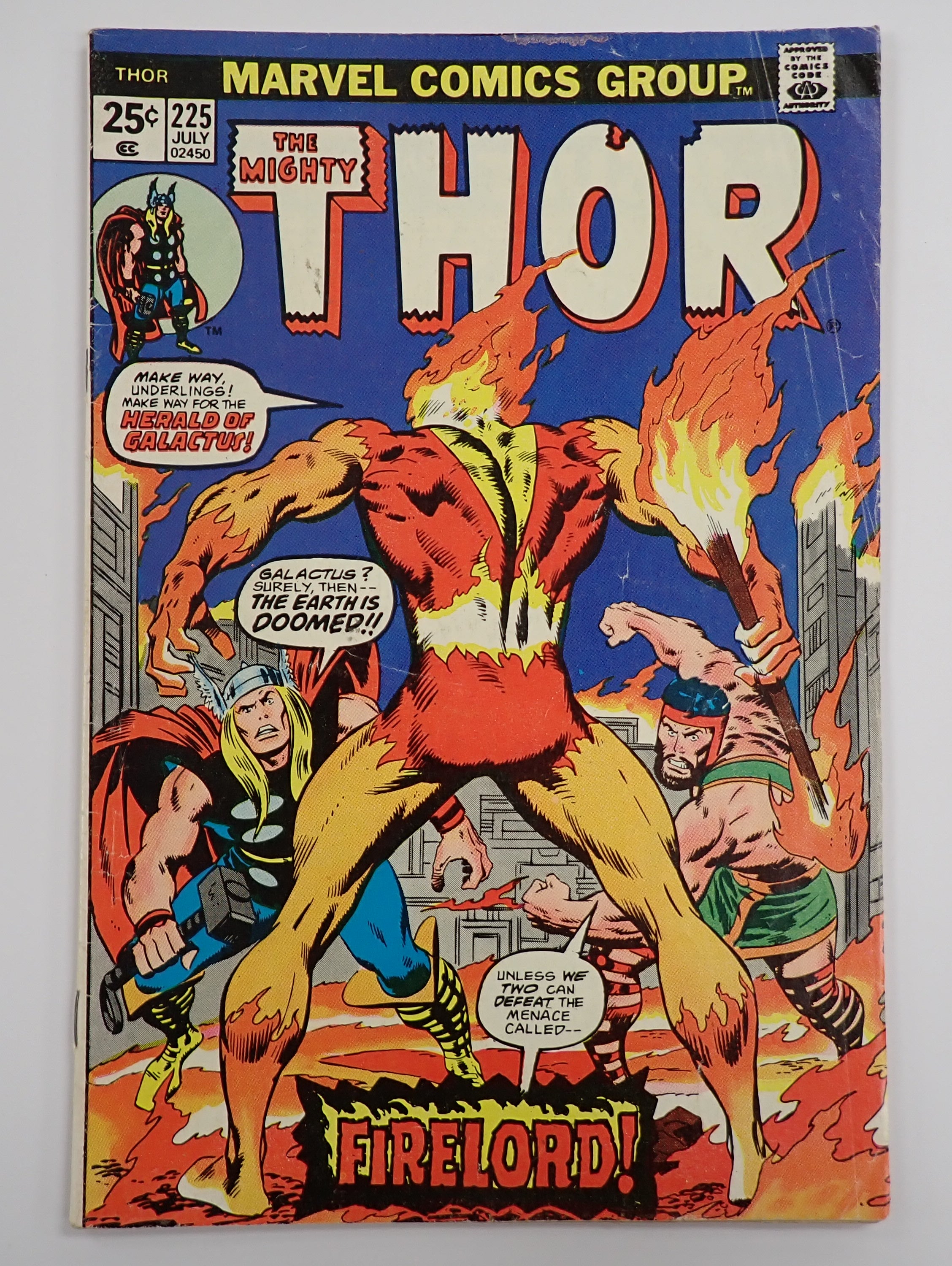 Thor #225 (1974) - VG (4.0) - 1st Firelord