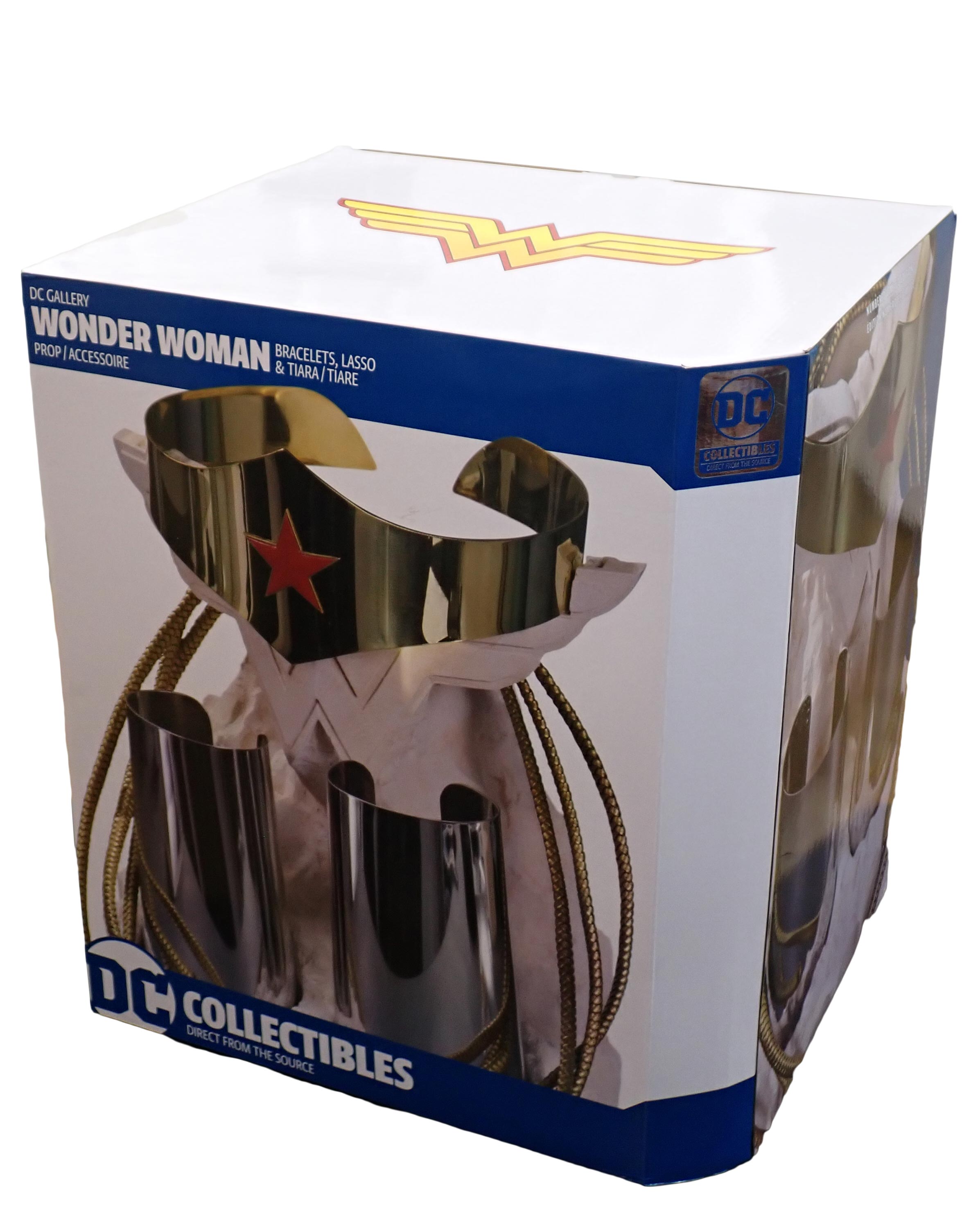 Wonder Woman's Bracelets, Lasso & Tiara - DC Gallery Prop