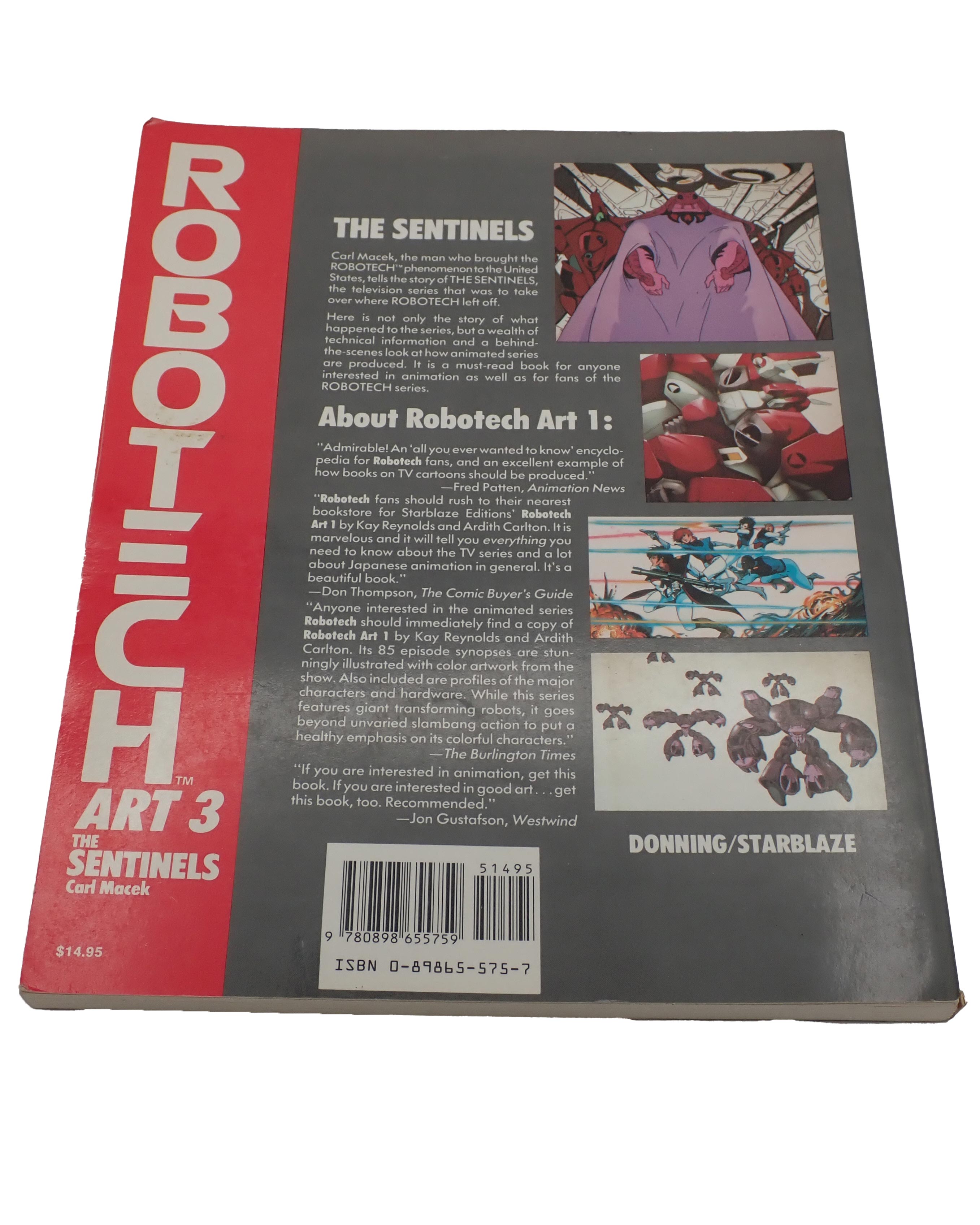 Robotech Art 1-3 - Official Robotech Art books