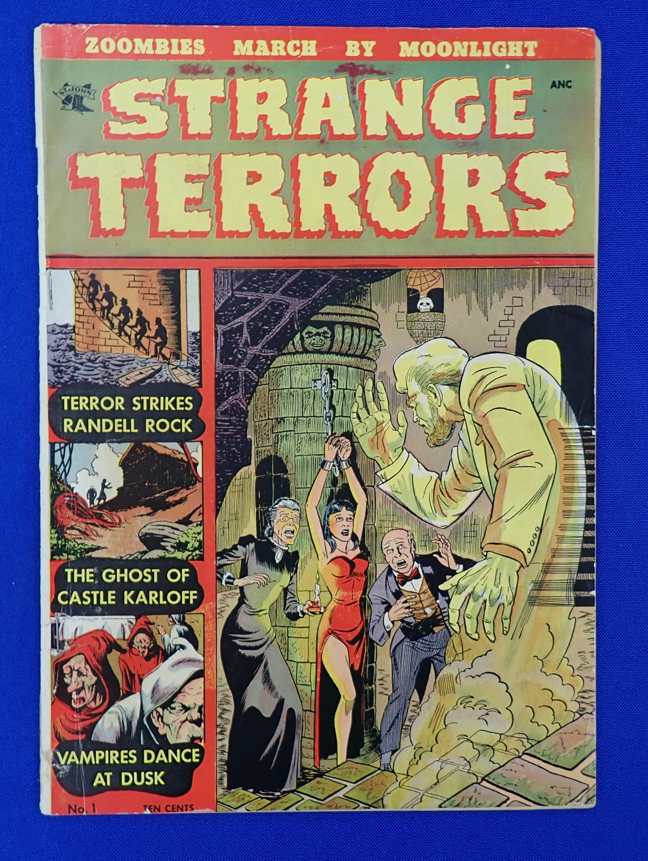 Strange Terrors #1 (1952) - VG (4.0) - Precode St. John Cover