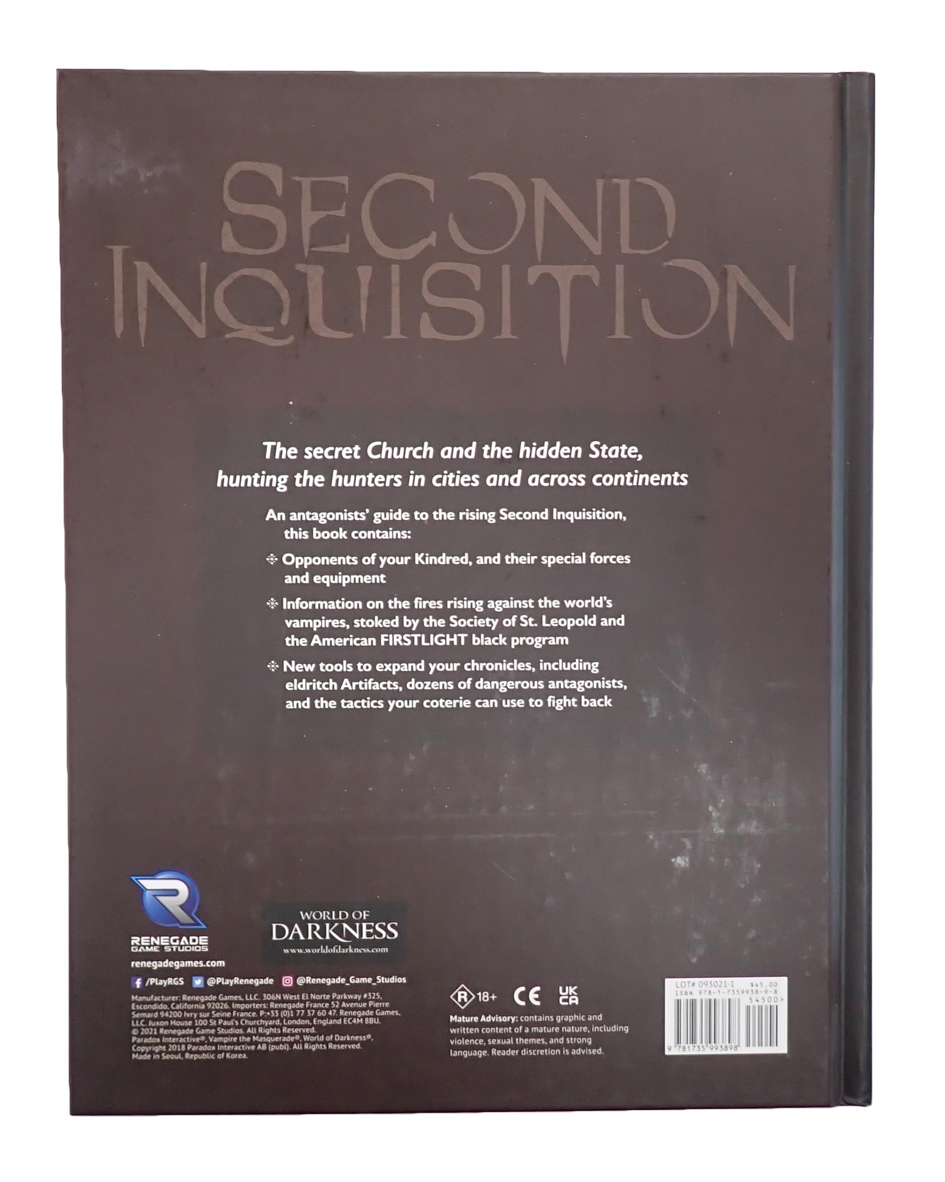 Palladium Books - Mystic China [Pre-Owned RPG]