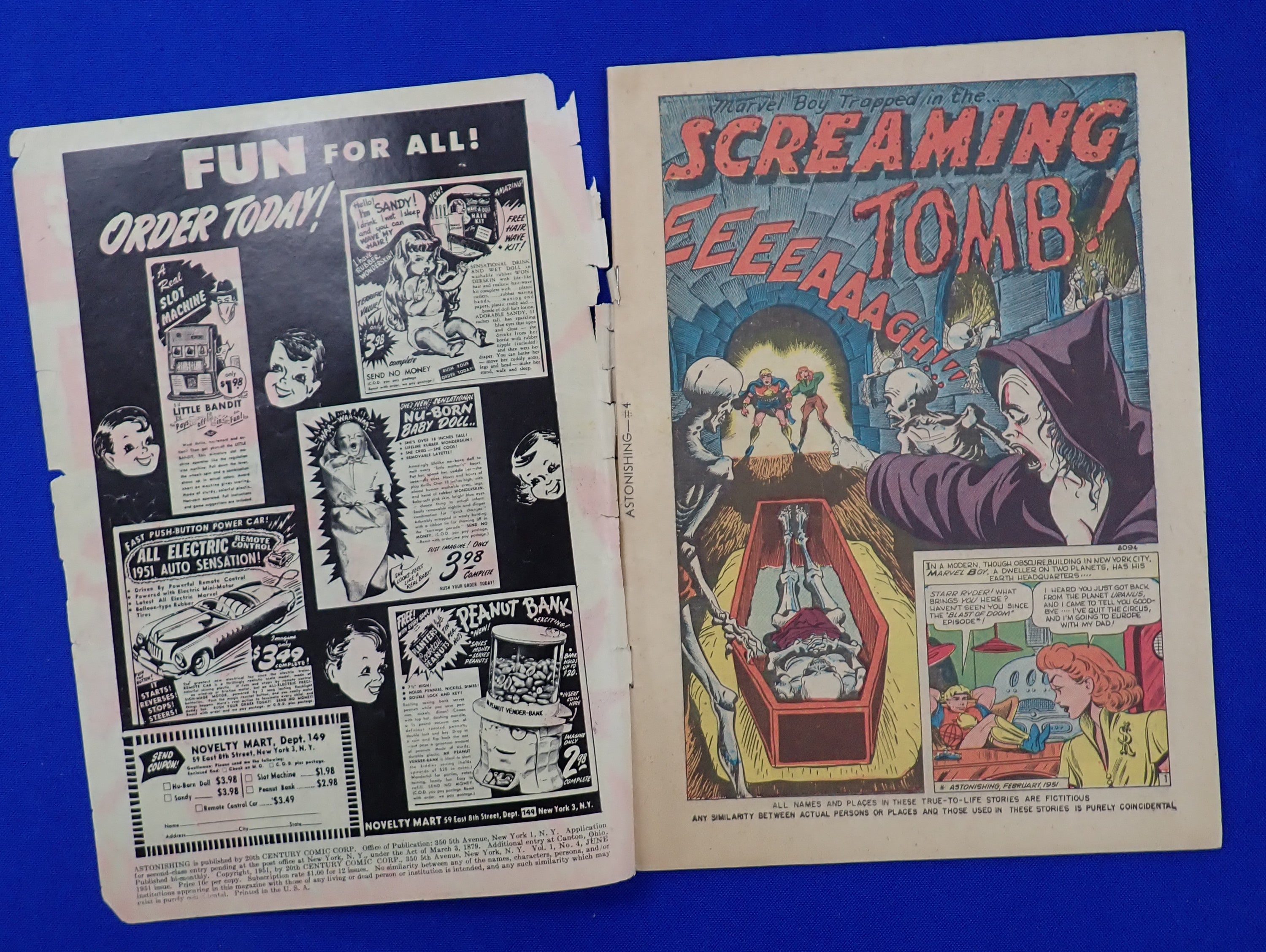 Astonishing #4 (1951) - GD (2.0) Stan Lee Appearance