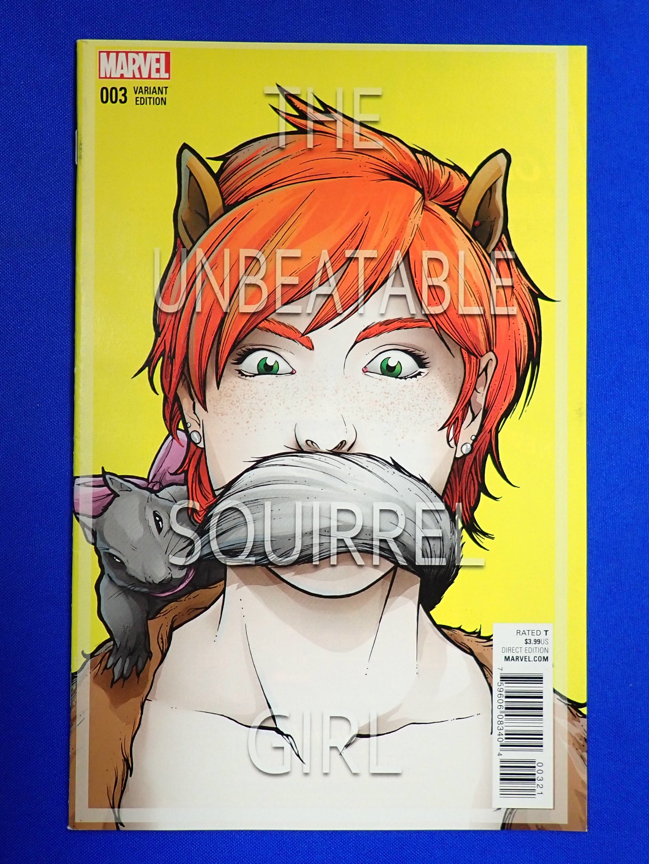 Unbeatable Squirrel Girl #3 (2016) RARE 1:25 Waite Variant - VF (8.0)