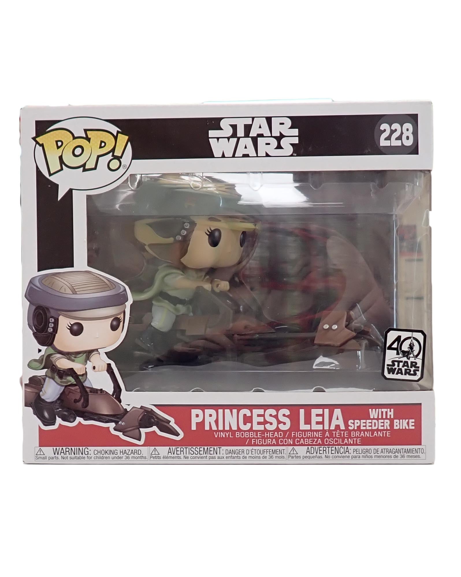 Princess Leia with Speeder Bike - POP! #228
