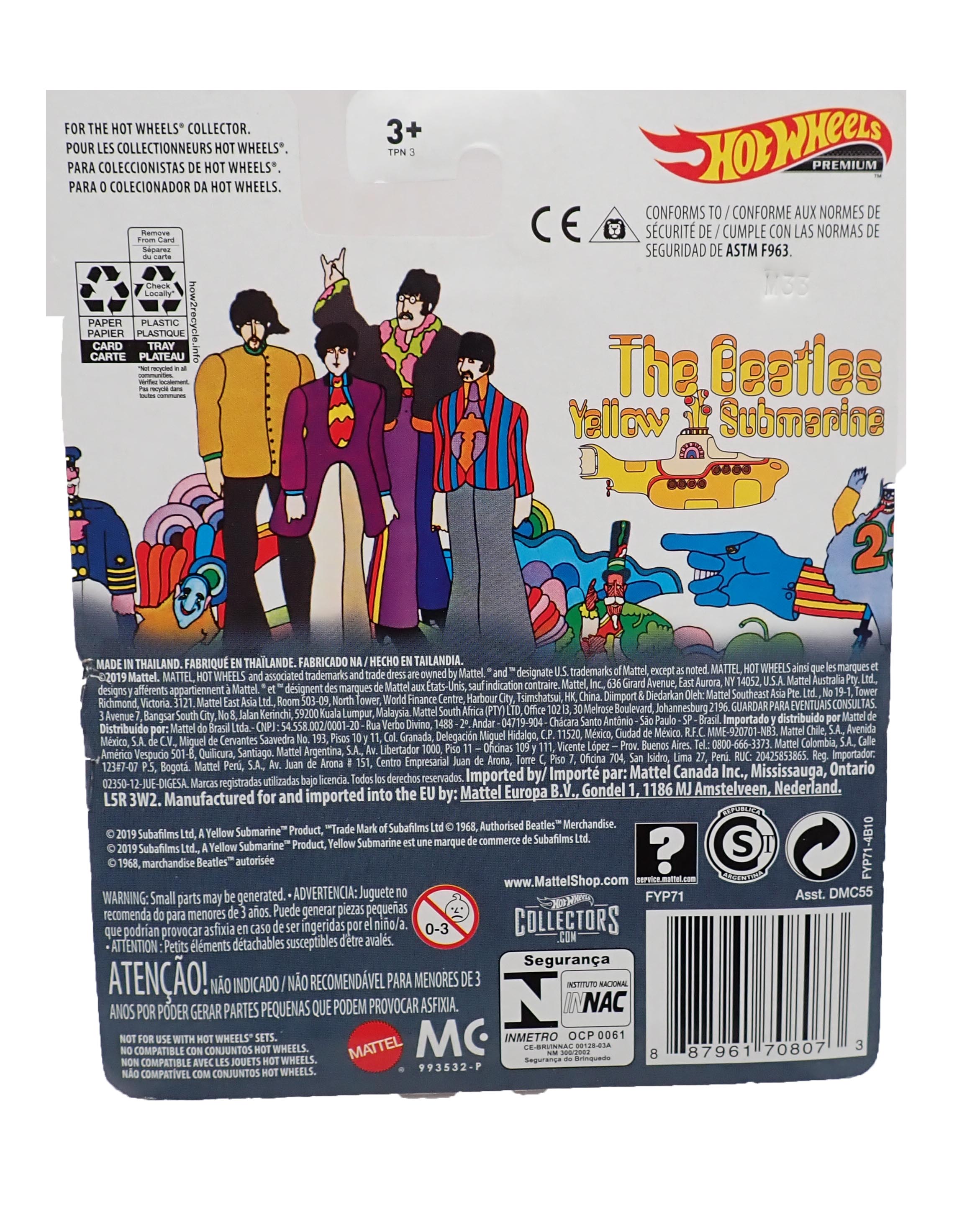 Hot Wheels The Beatles Yellow Submarine