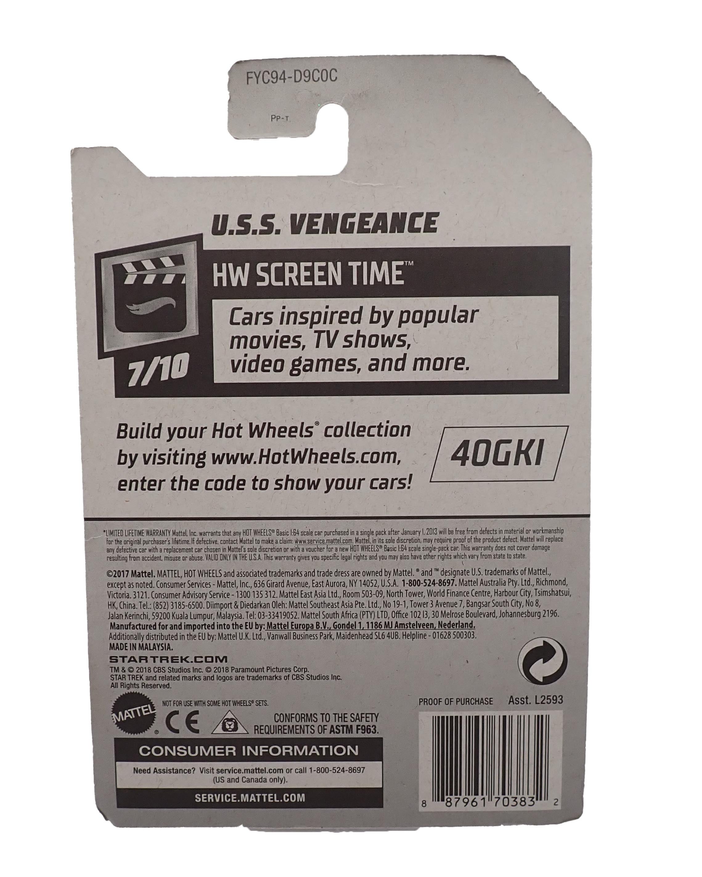 Hot Wheels U.S.S Vengeance