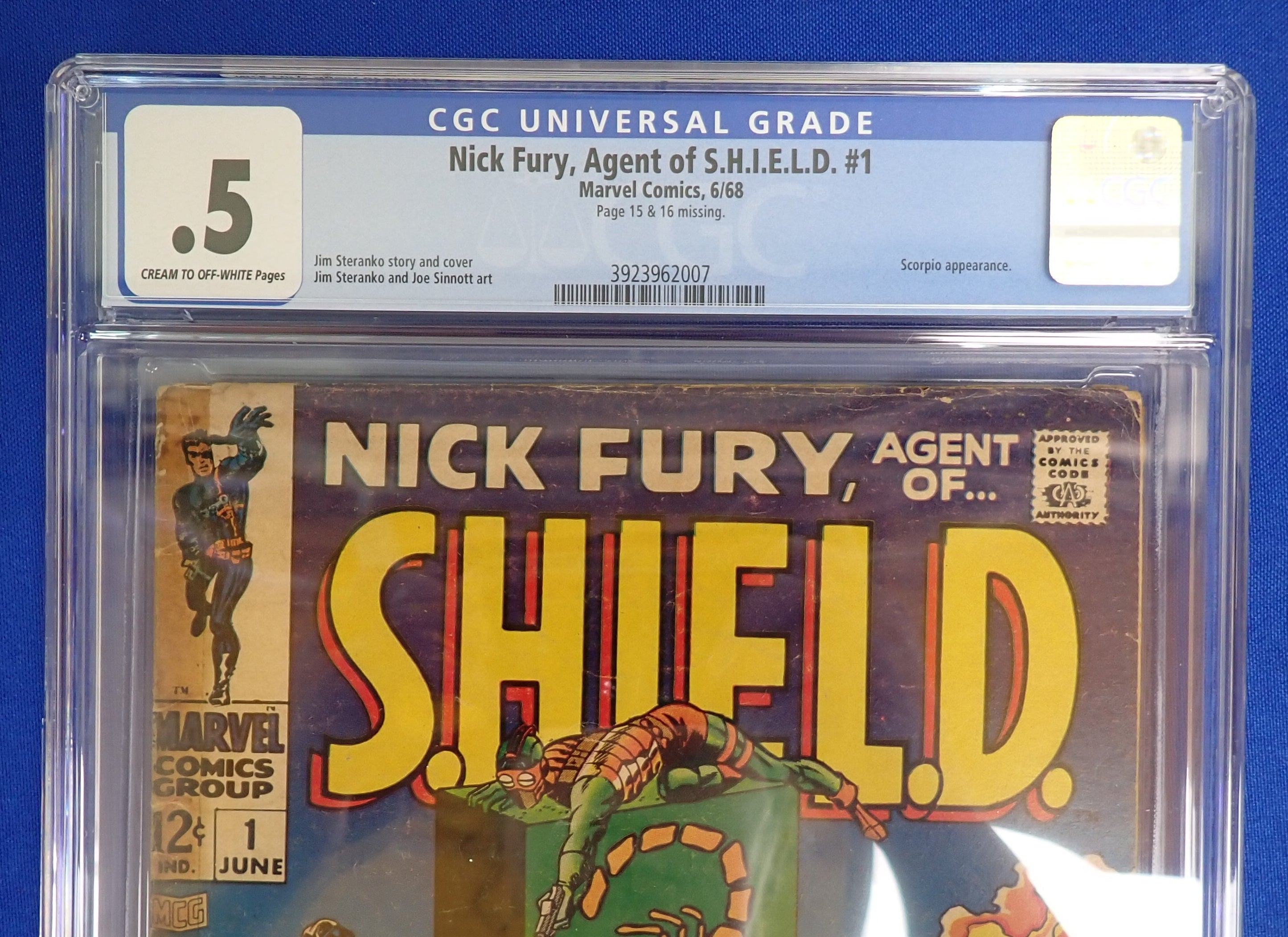 Nick Fury, Agent of S.H.I.E.L.D. #1 (1968) - CGC 0.5