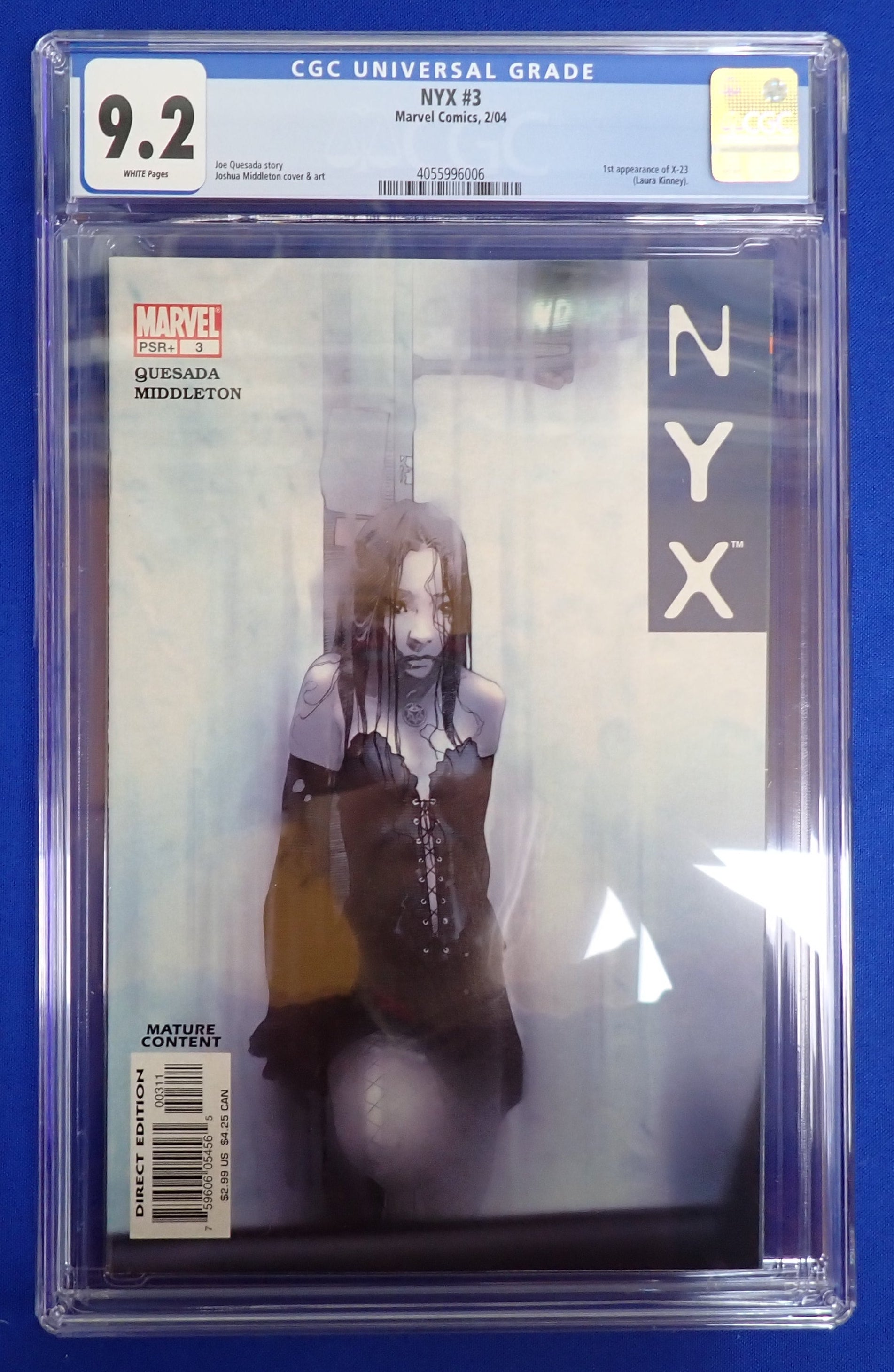 NYX #3 (2004) - CGC 9.2 - 1st X-23 (Laura Kinney)